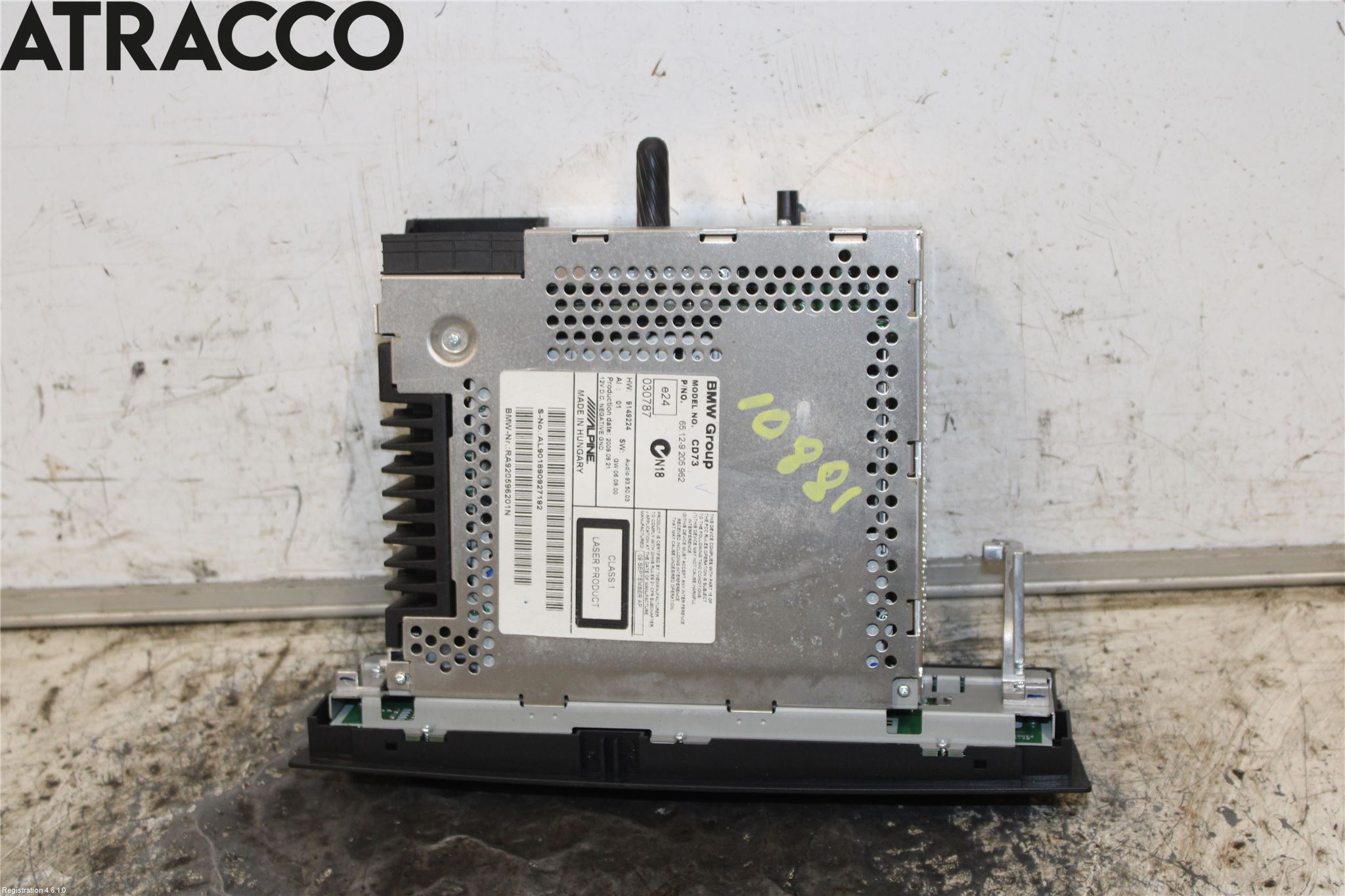 BMW 3 E90/91 SED/TOU 05-12 Cd Radio - Multimediapanel