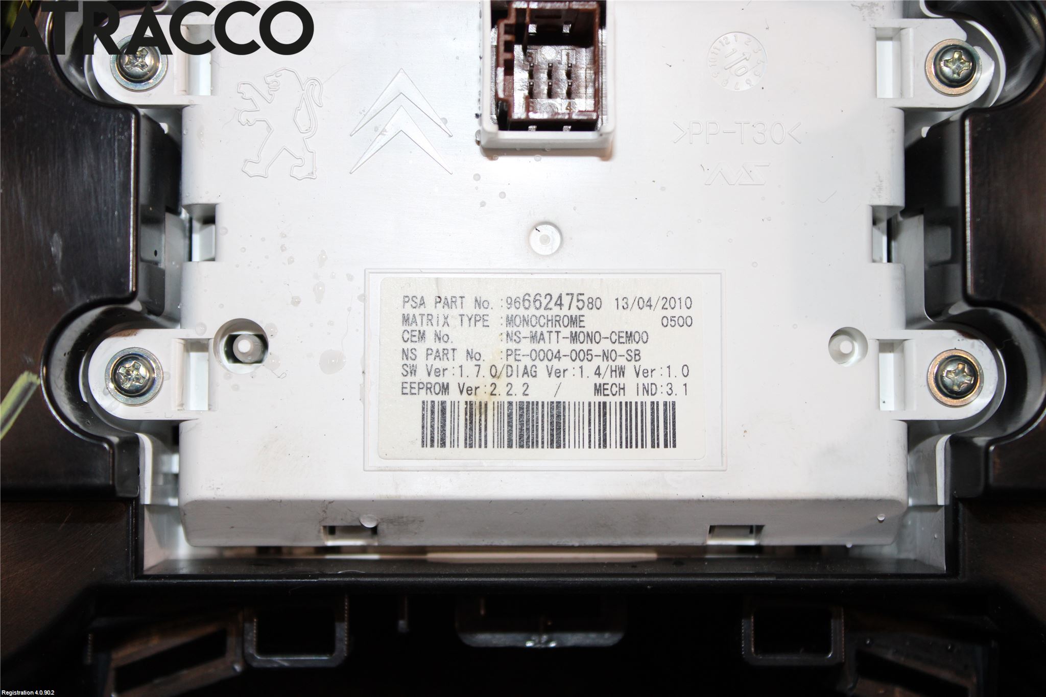 Peugeot 3008 09-16 Instrument Komb