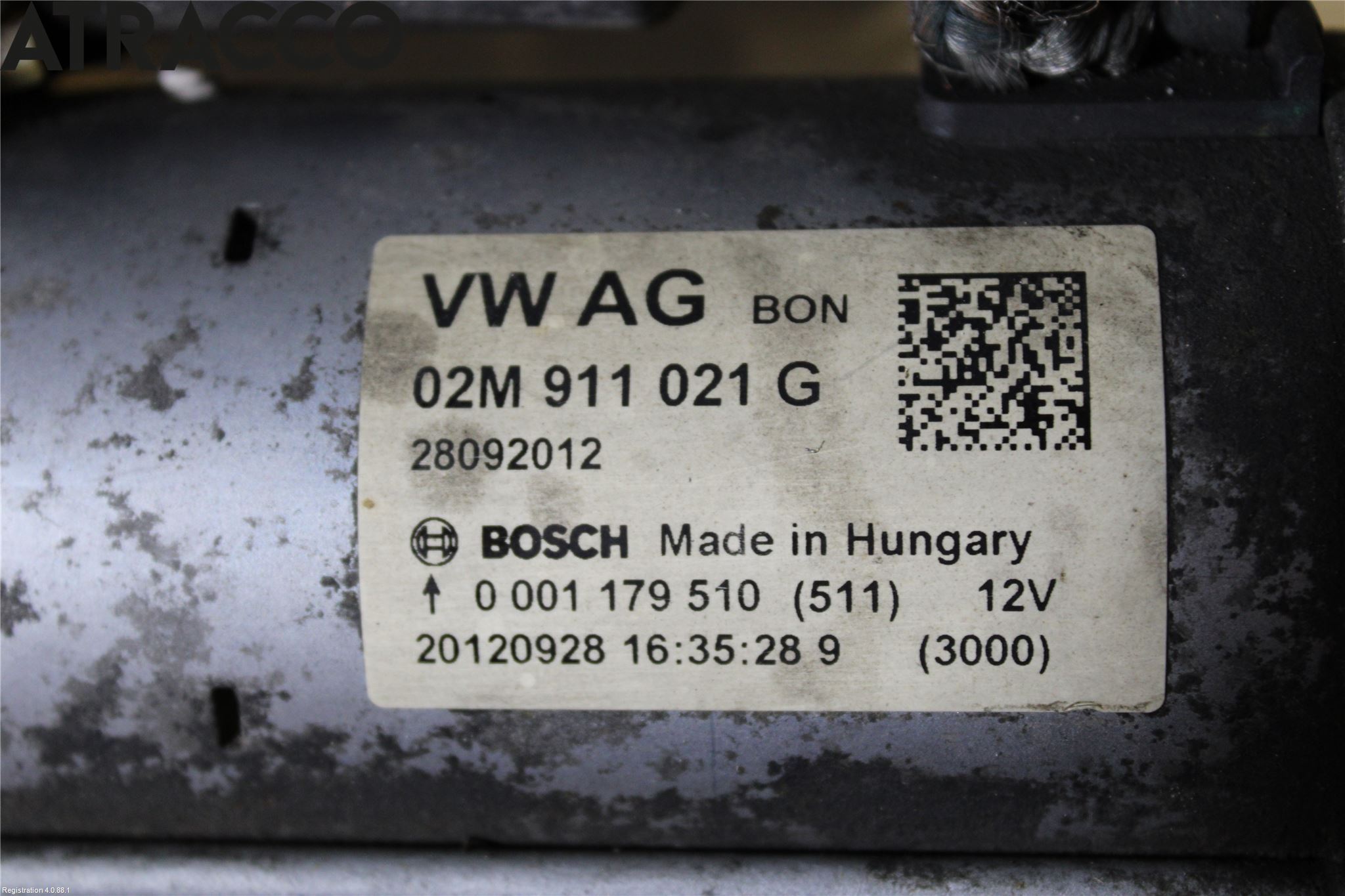 Volkswagen VW UP! / E-UP! Startmotor
