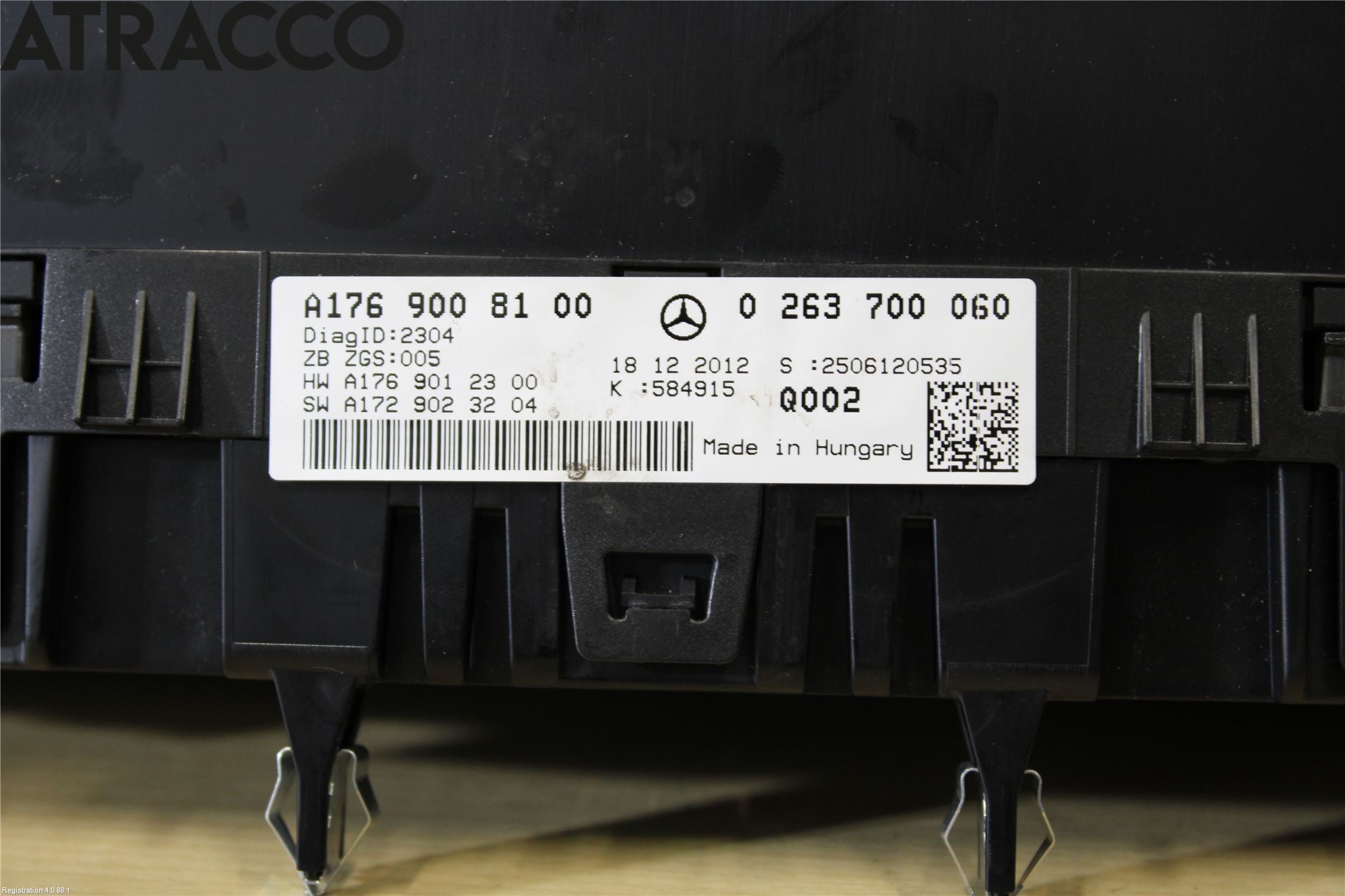 Mercedes-Benz MB A-KLASS (W176) 13-18 Instrument Hast