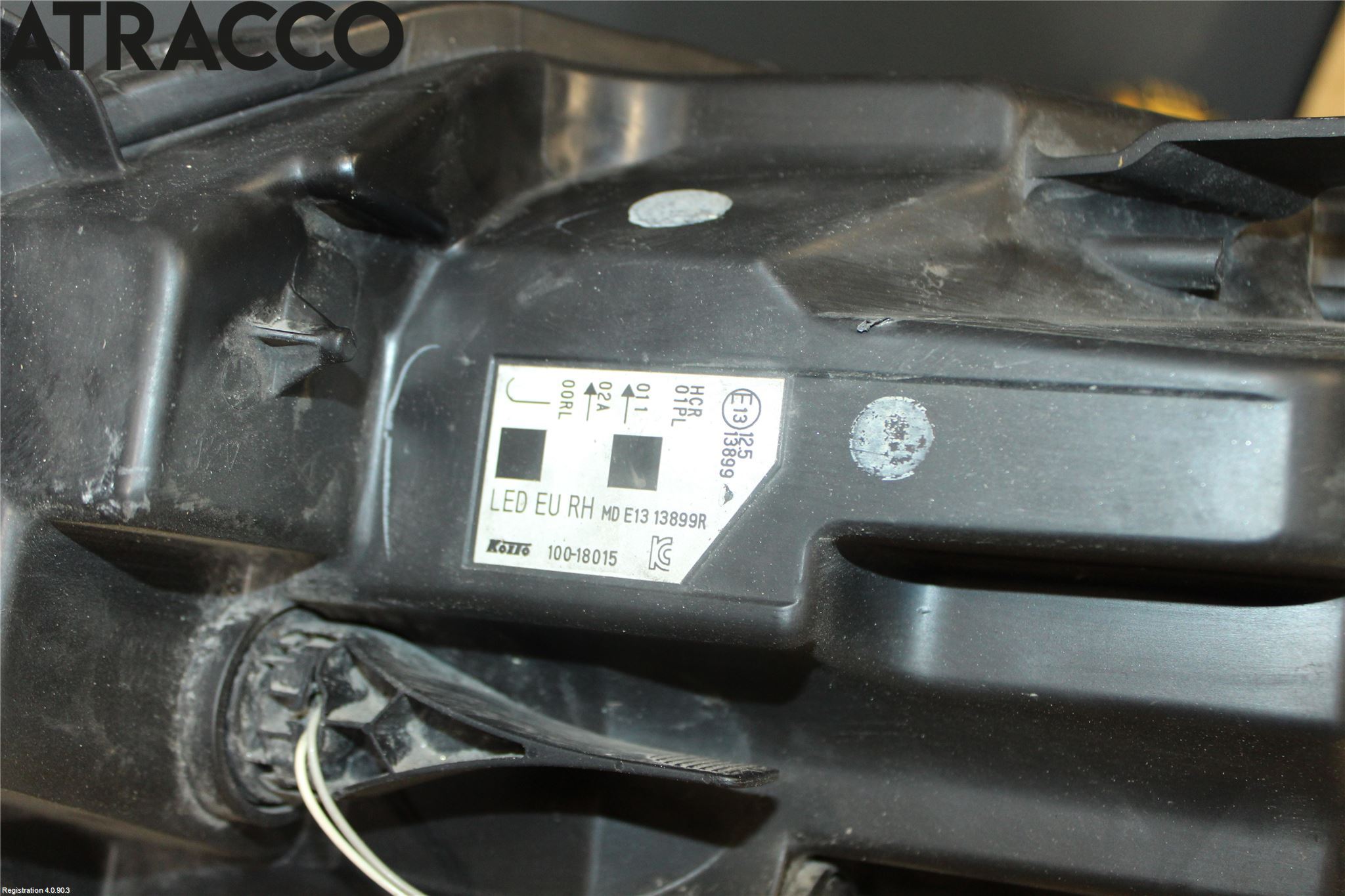 Nissan QASHQAI 14-17 Strålkastare Höger