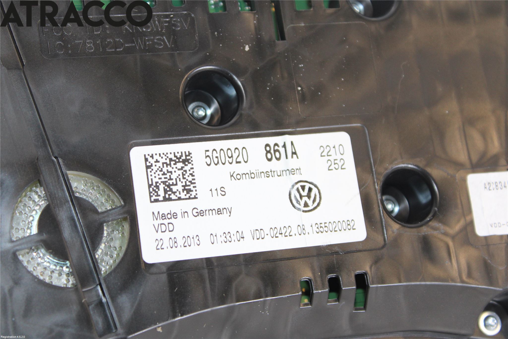 Volkswagen VW GOLF / E-GOLF VII 13-20 Instrument Komb
