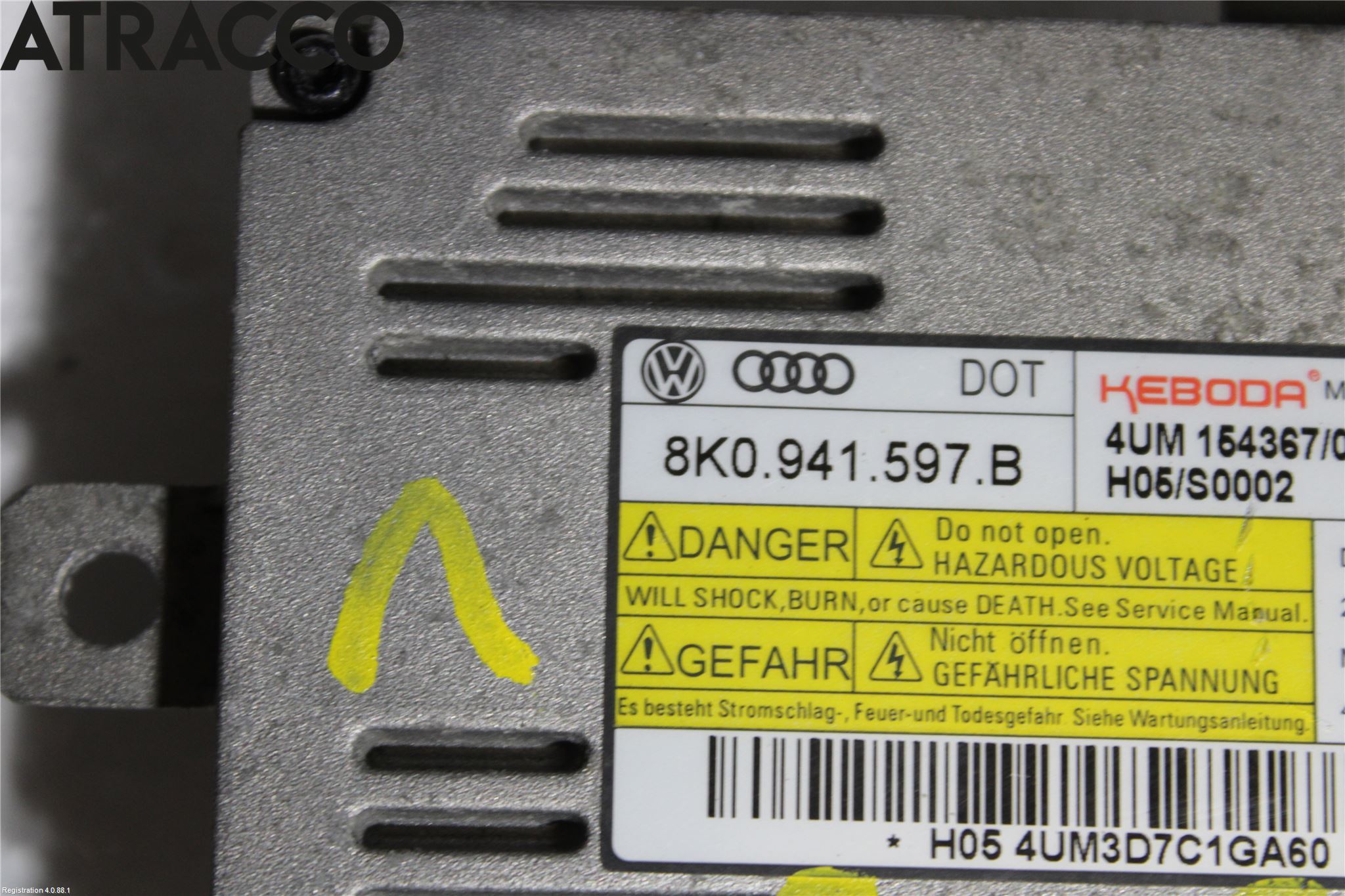 Audi A3/S3 05-13 Styrenhet Strålkastare