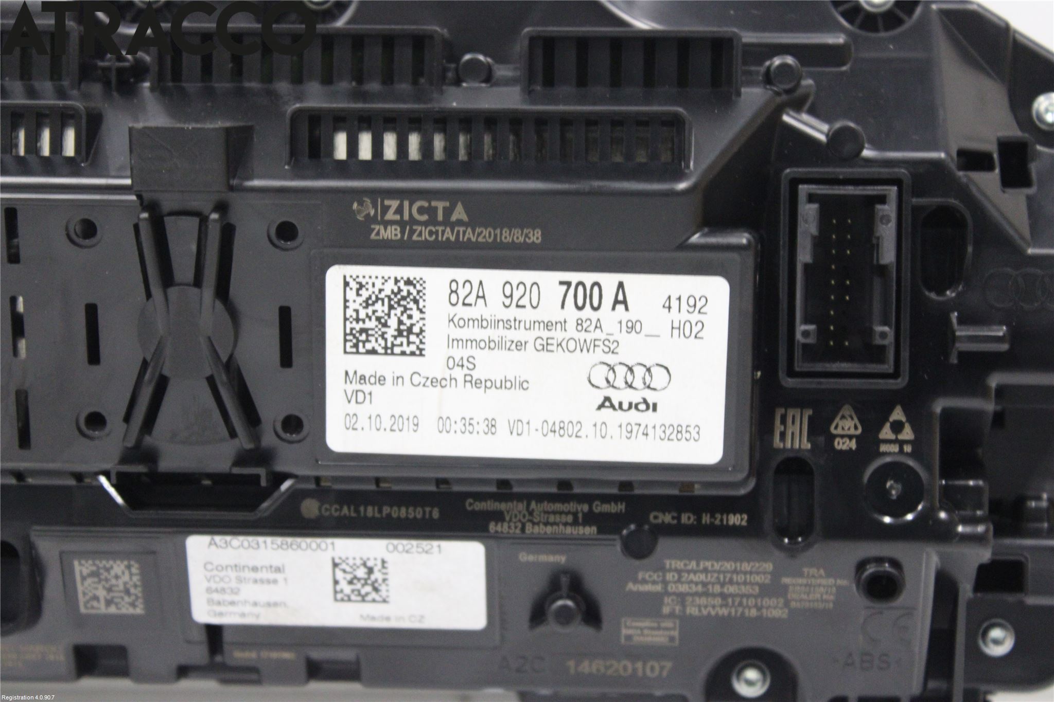 Audi A1 19- Instrument Komb
