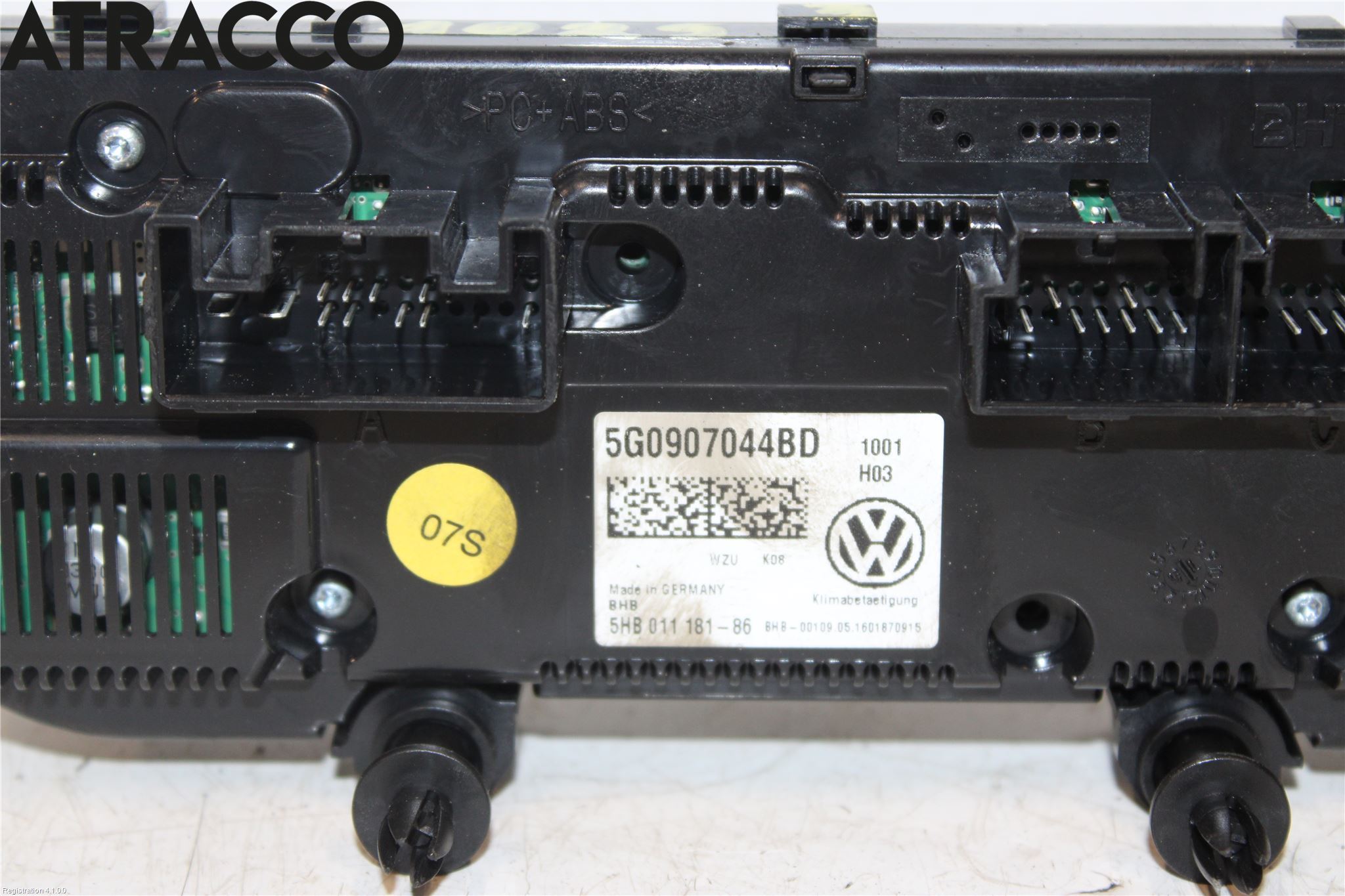 Volkswagen VW GOLF / E-GOLF VII 13-20 Ac Styrenhet Ac Manöveren
