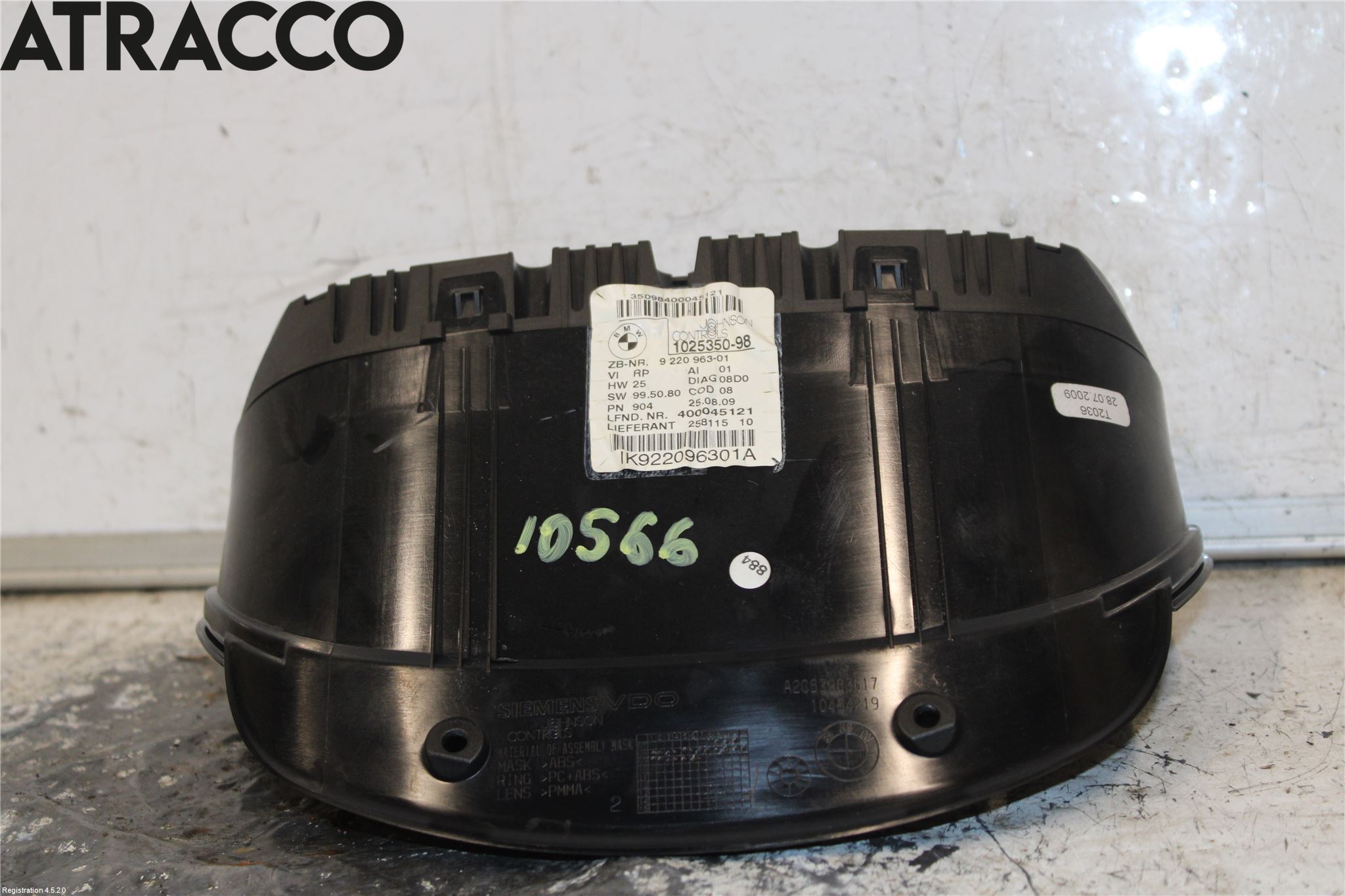 BMW 3 E90/91 SED/TOU 05-12 Instrument Komb