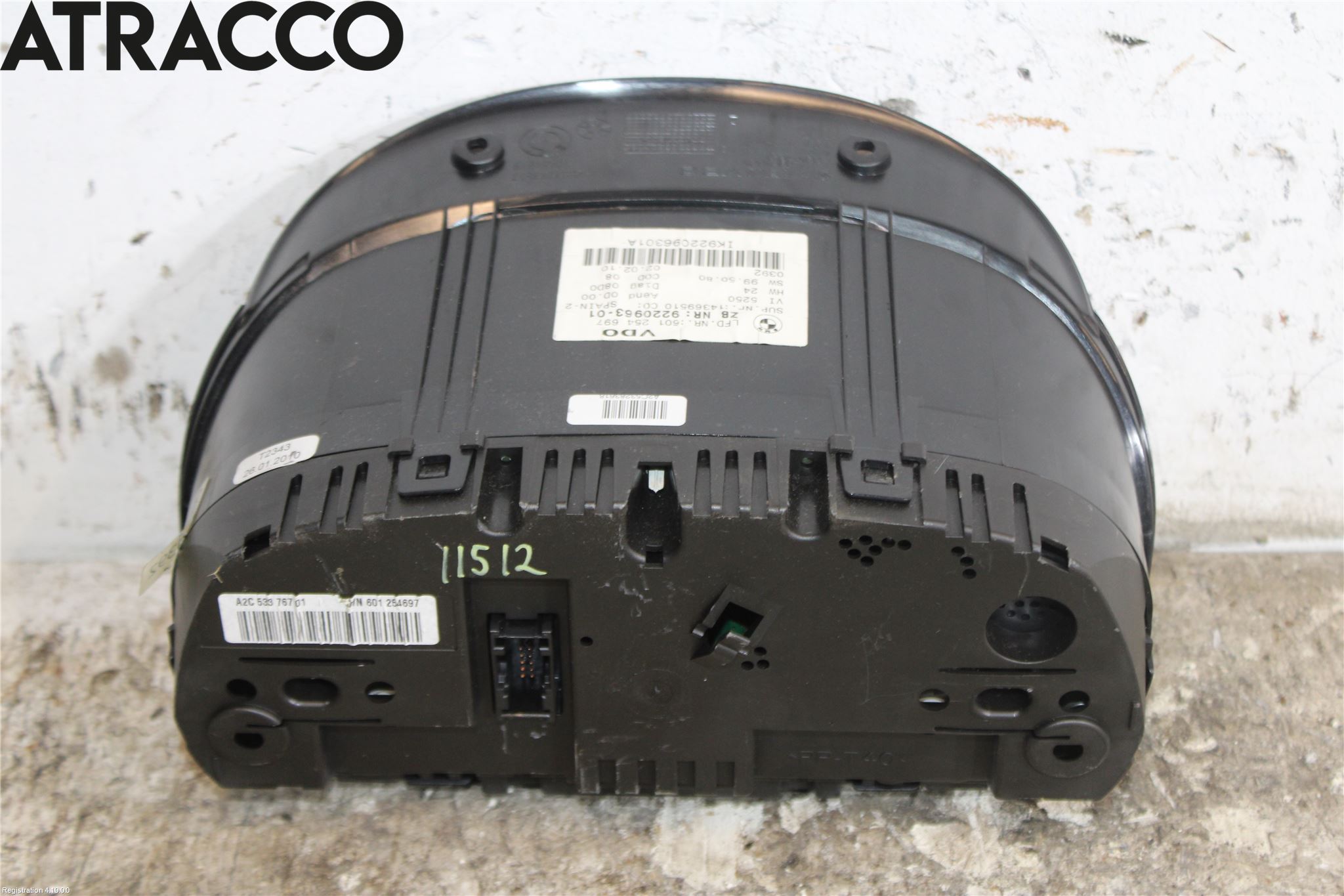 BMW 3 E90/91 SED/TOU 05-12 Instrument Komb