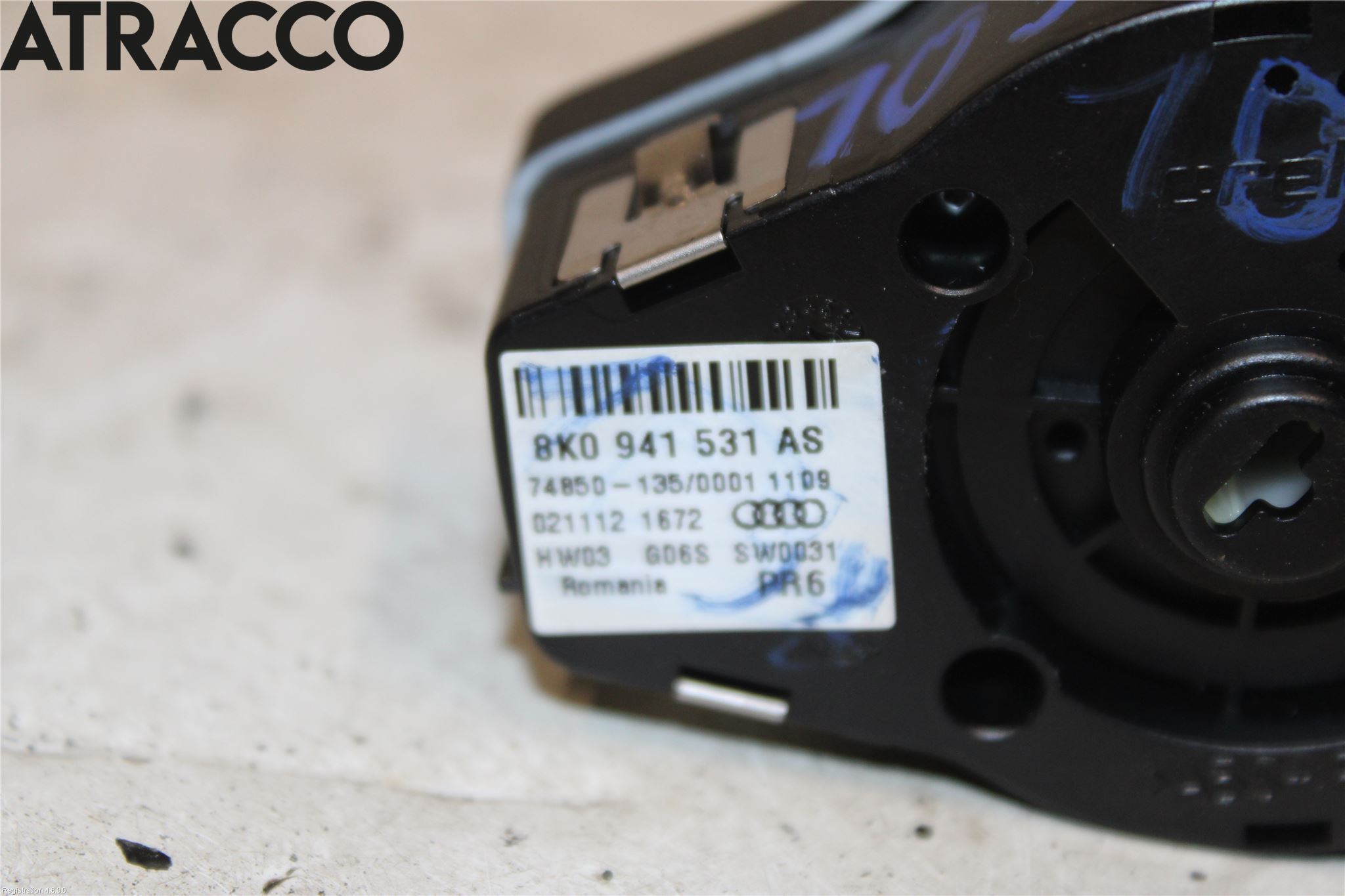 Audi A4/S4 08-11 Strömställare Ljus