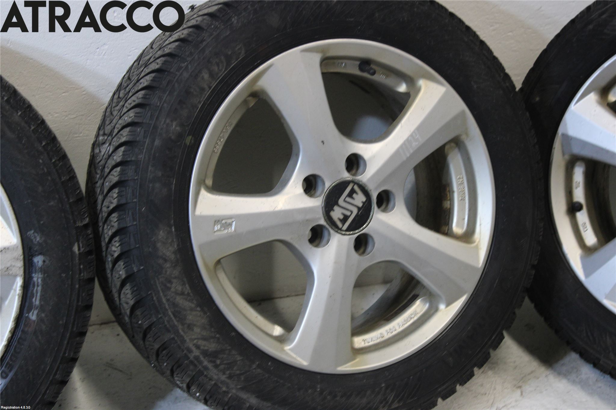Volkswagen VW GOLF V 04-09 Vinterdäck Alumfälg 4St