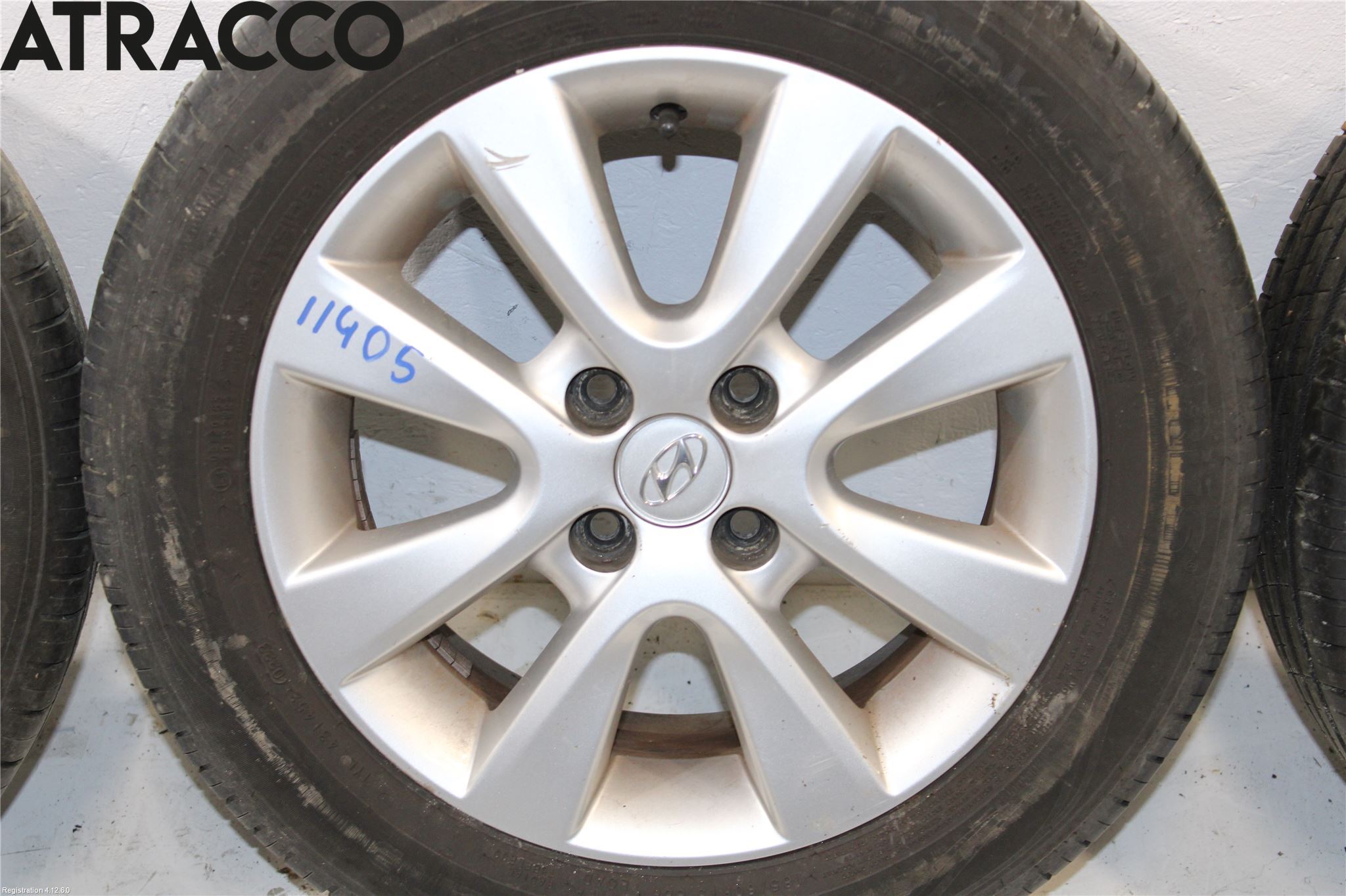 Hyundai i20 PB 09-14 Sommardäck Alumfälg 4St