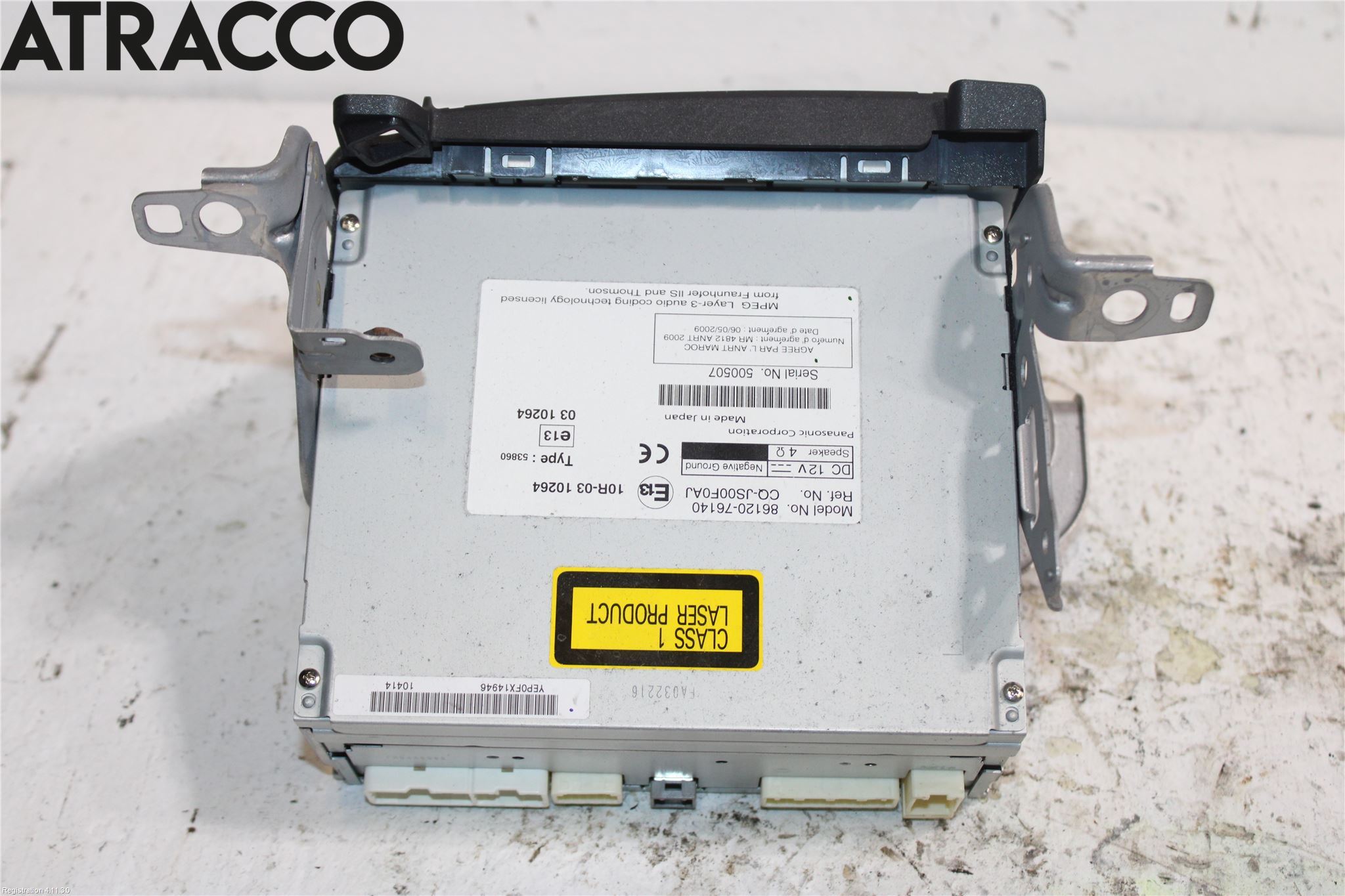 Lexus CT 200h Cd Radio - Multimediapanel