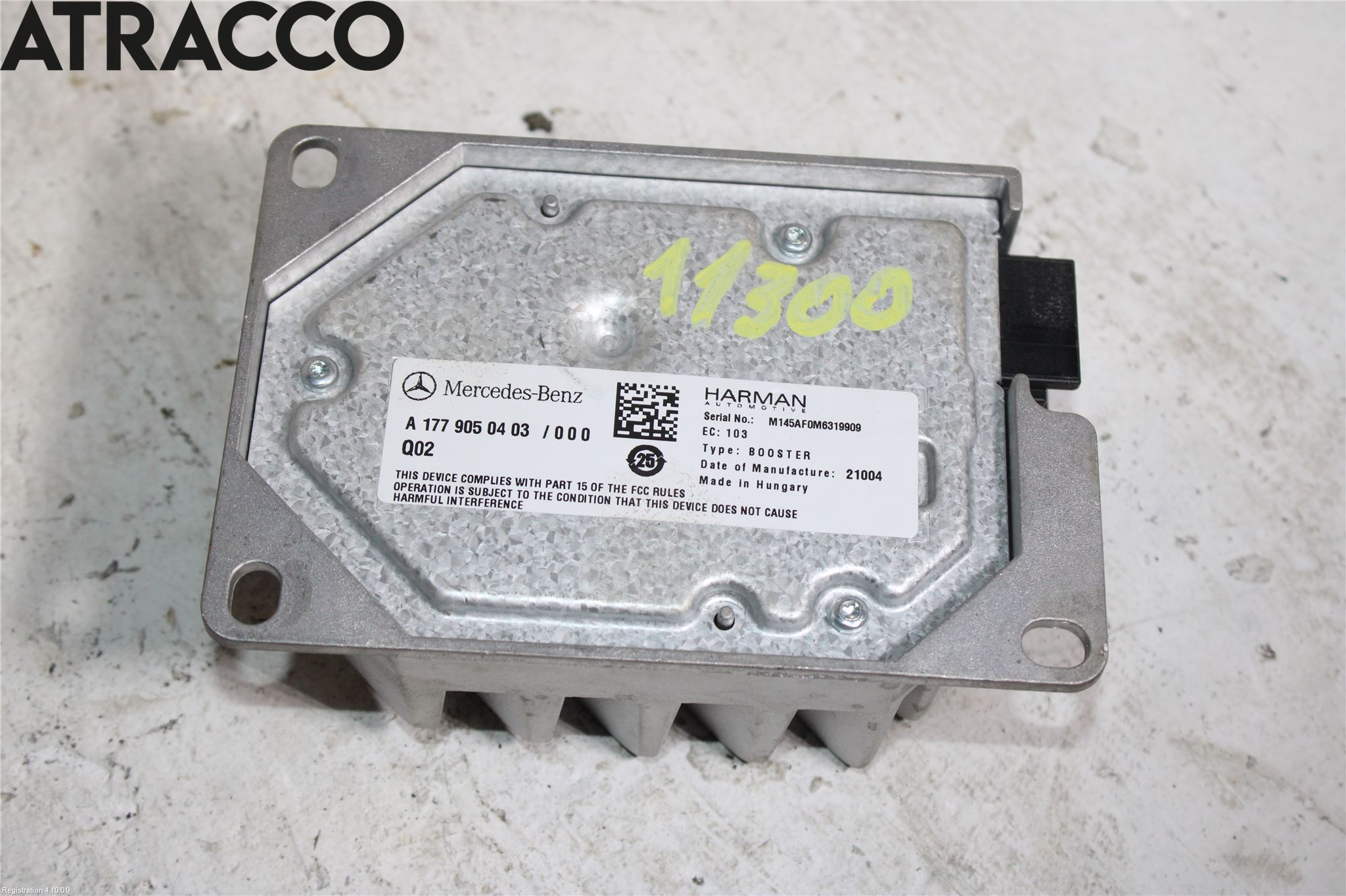 Mercedes-Benz MB EQC (N293) 20- Radio-Stereo Förstärkare
