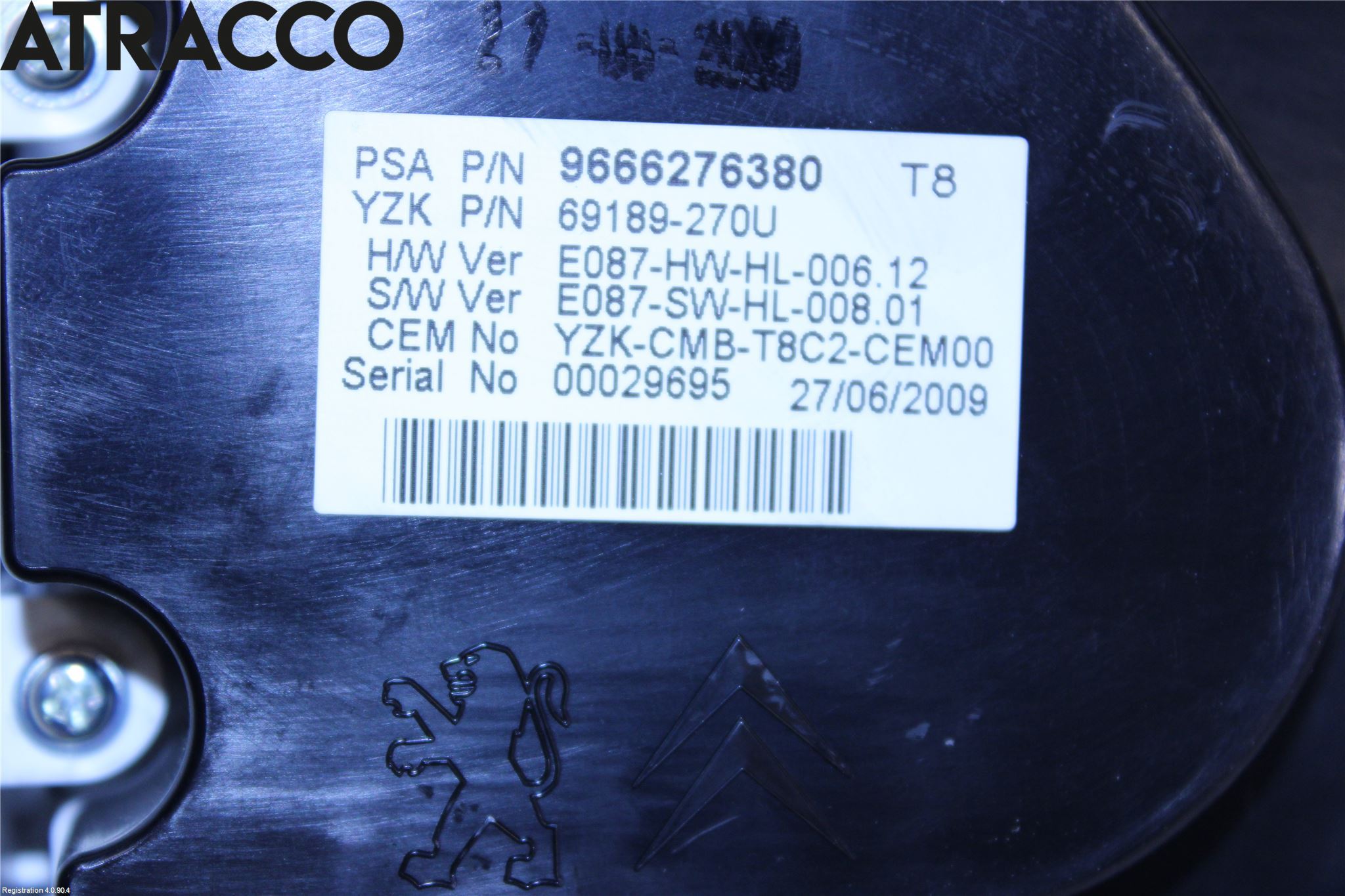 Peugeot 3008 09-16 Instrument Hast