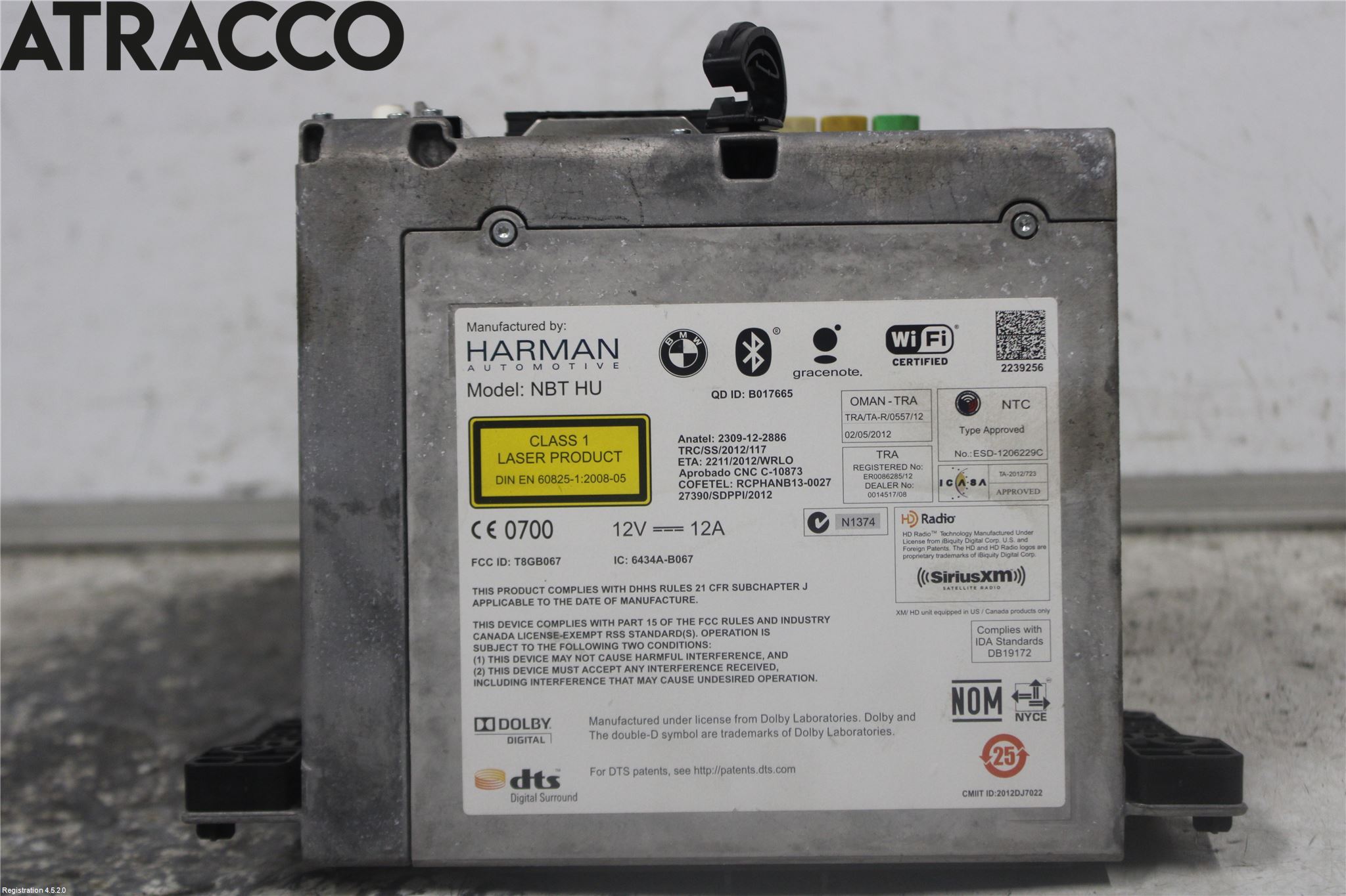 BMW 5 F10/F11/F18 09-17 Cd Radio - Multimediapanel