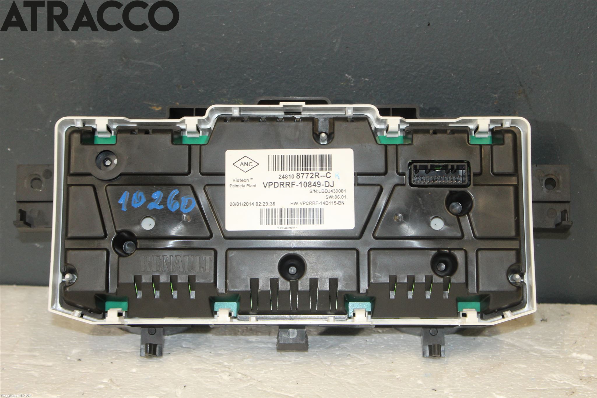 Renault CAPTUR 13-19 Instrument Komb