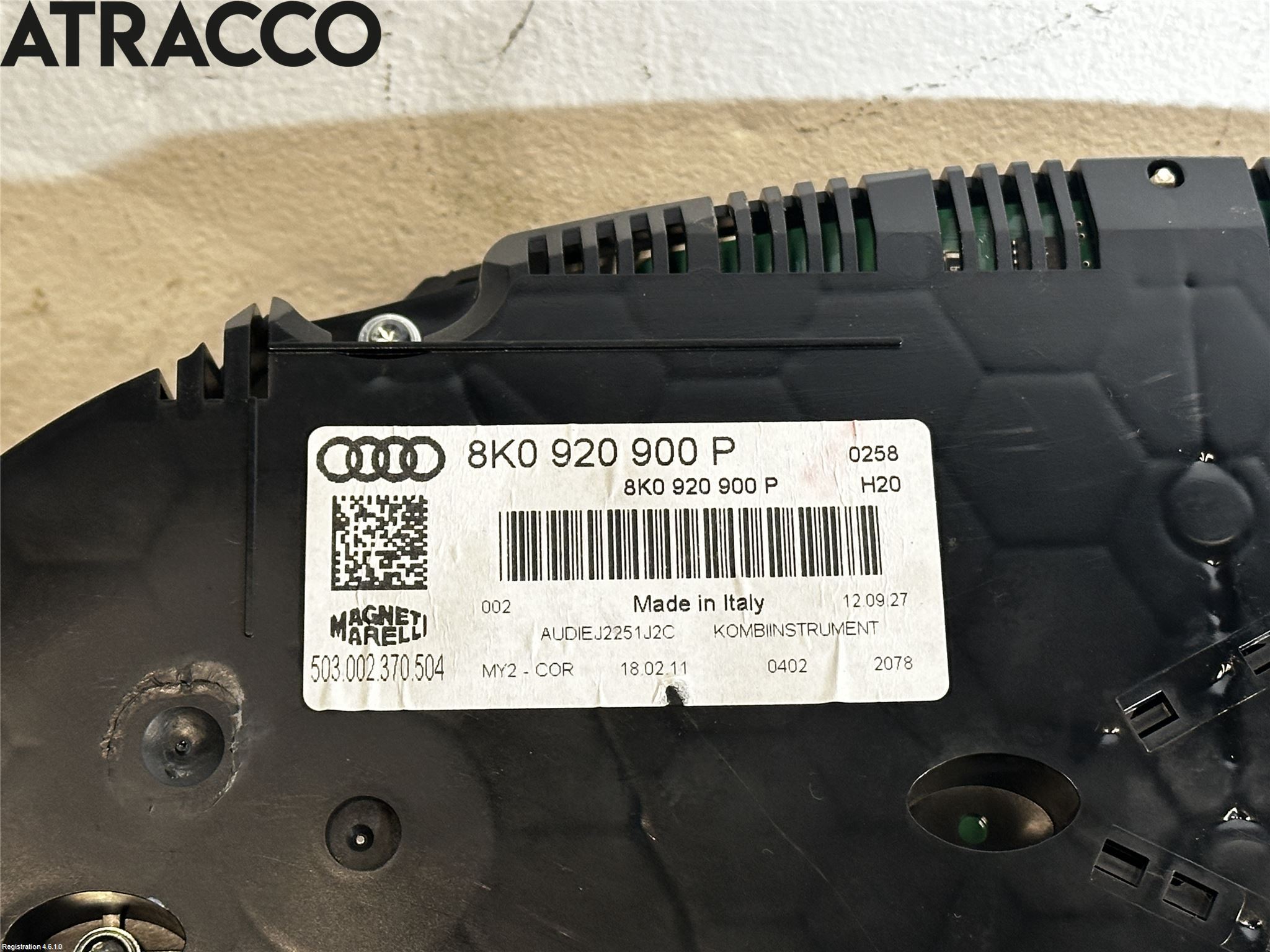 Audi A4/S4 08-11 Instrument Komb