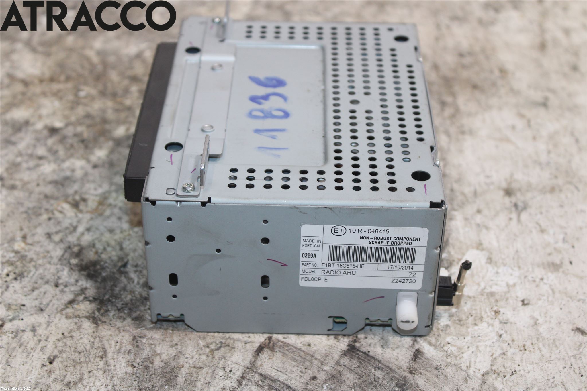 Ford TRANSIT/TOURNEO CUSTOM 13-24 Cd Radio - Multimediapanel