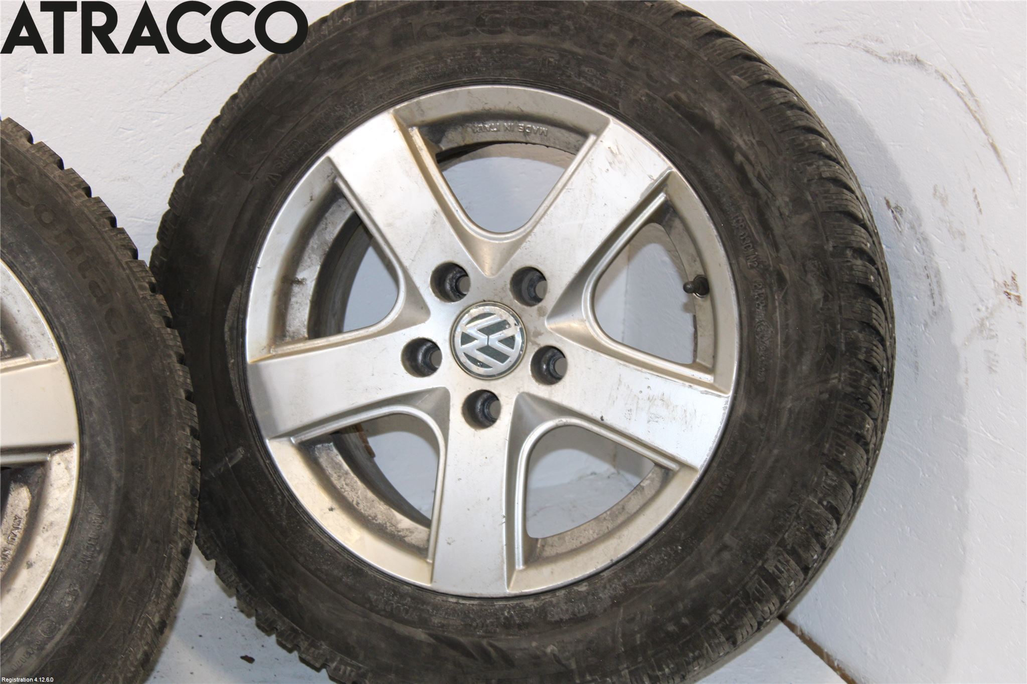 Volkswagen VW GOLF VI 09-13 Vinterdäck Alumfälg 4St