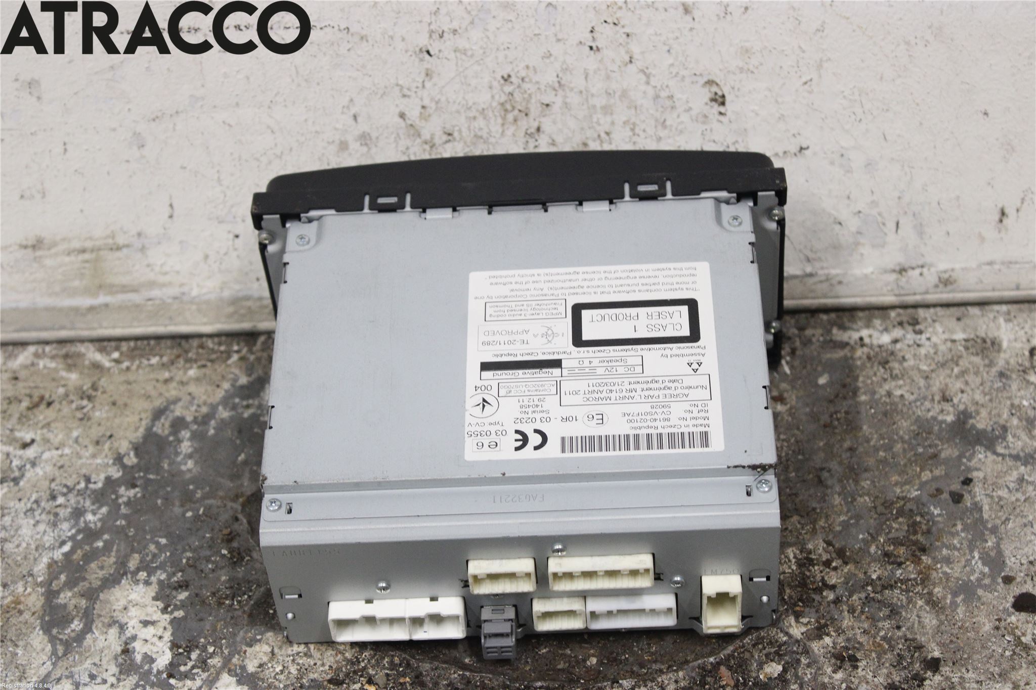 Toyota AURIS 10-12 Cd Radio - Multimediapanel