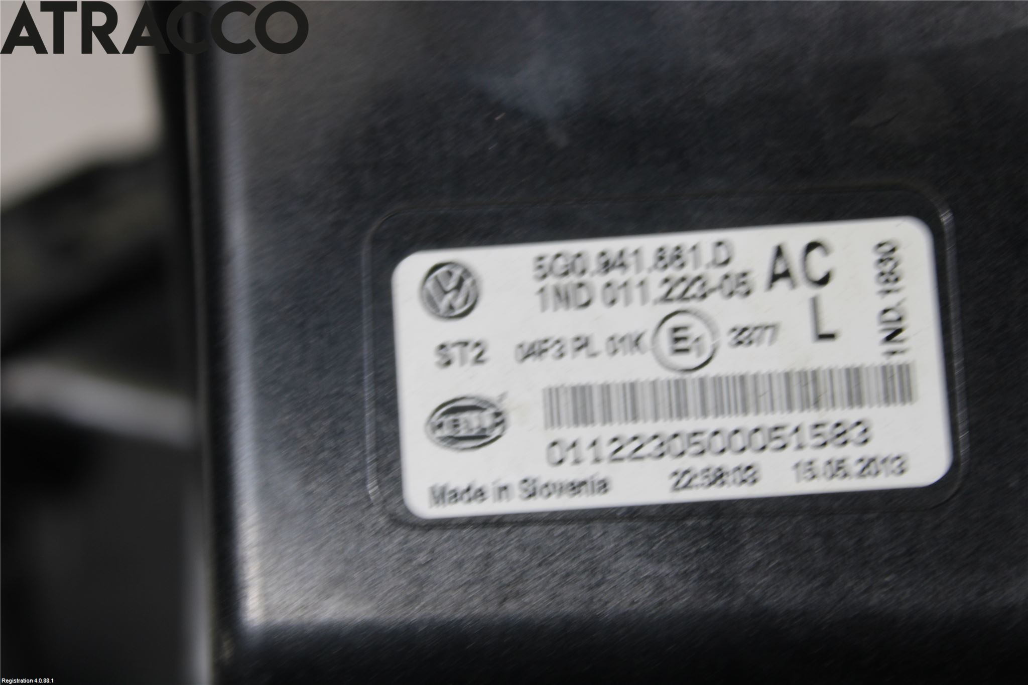 Volkswagen VW GOLF / E-GOLF VII 13-20 Dimljus-Varselljus Fram