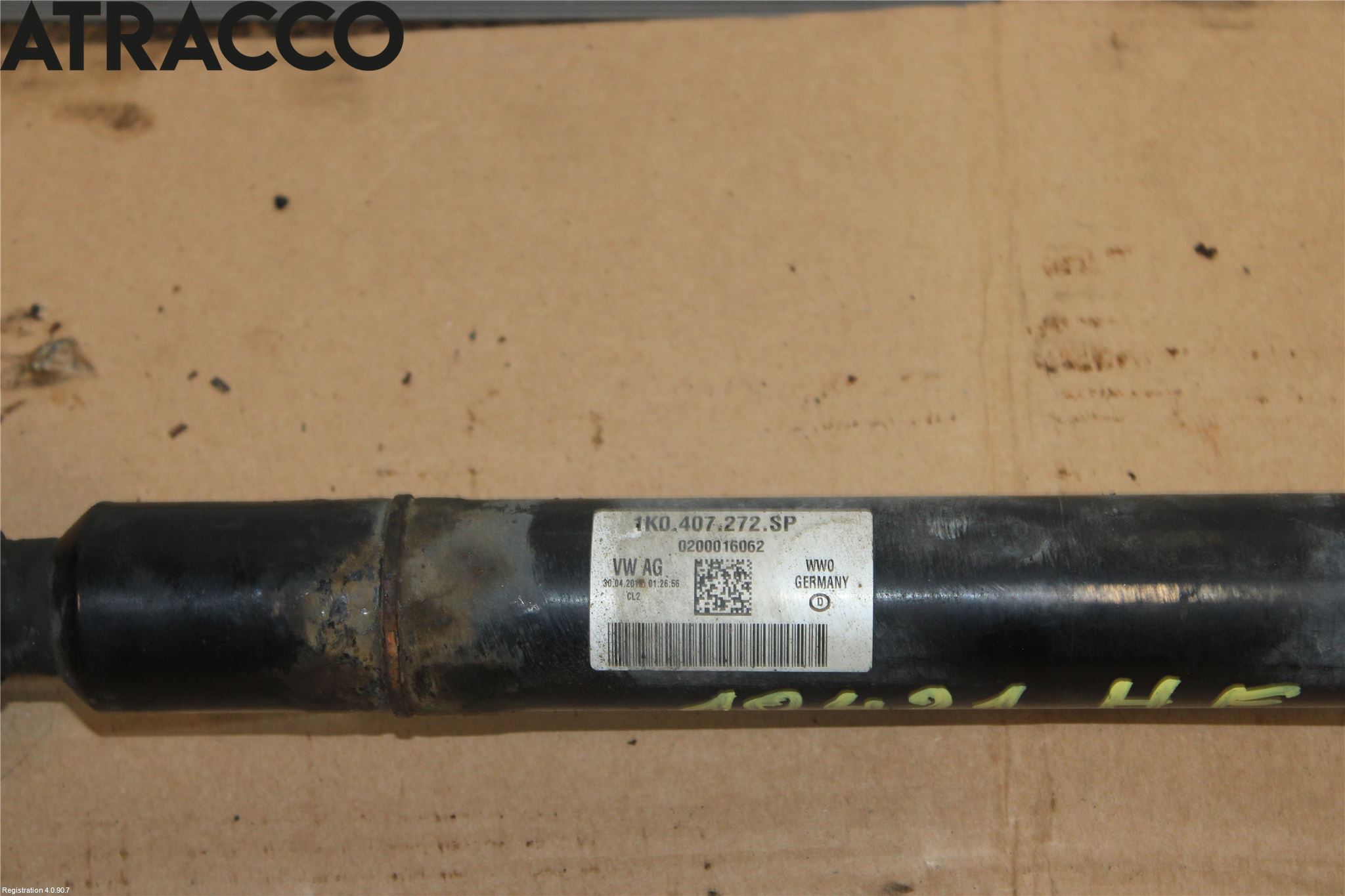 Volkswagen VW GOLF / E-GOLF VII 13-20 Drivaxel Fram Höger