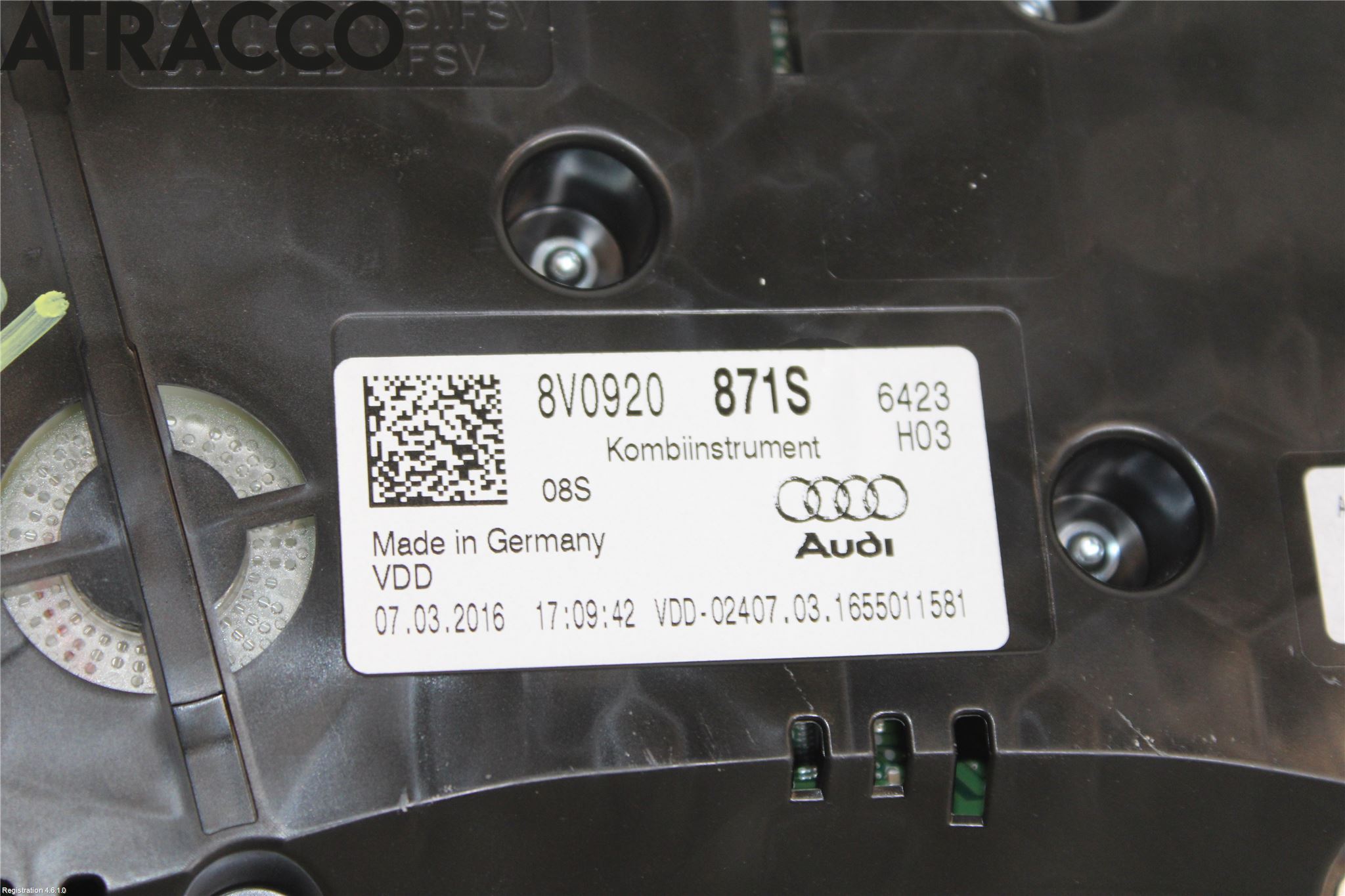 Audi A3/S3 8V 13-20 Instrument Komb
