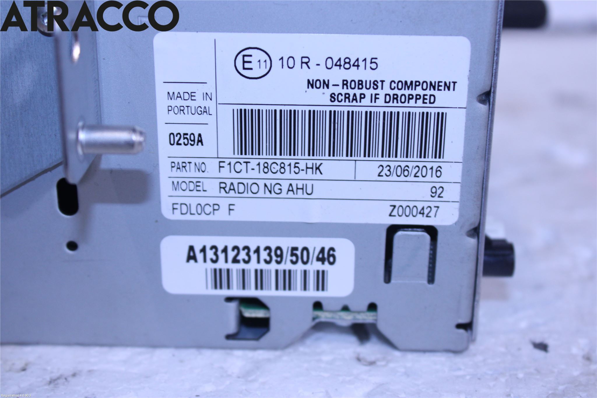 Ford GRAND C-MAX  11-14 Cd Radio - Multimediapanel