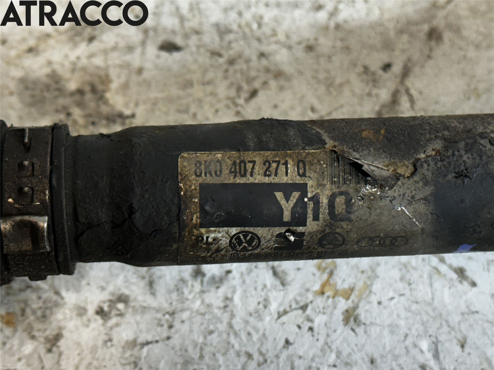 Audi A4/S4 08-11 Drivaxel Fram Höger