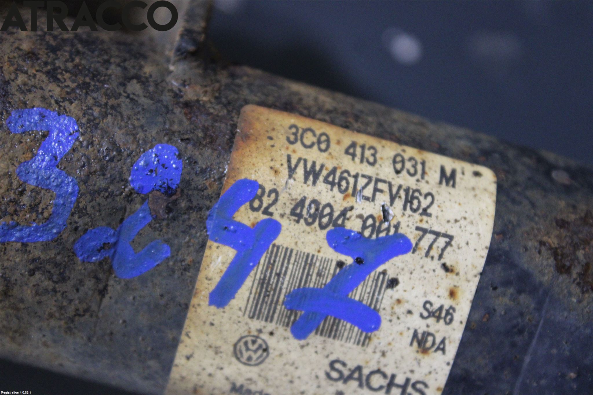 Volkswagen VW PASSAT 11-14 Fjäderben Fram Vänster