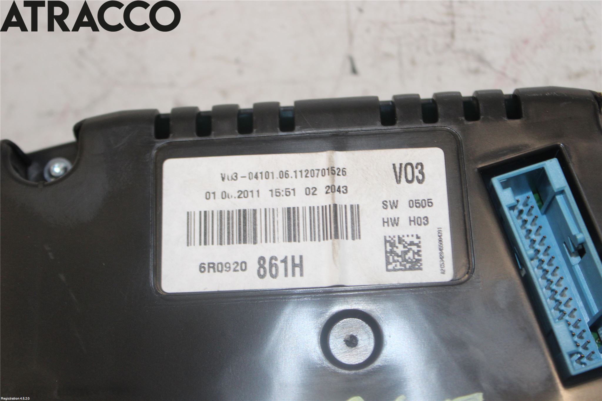 Volkswagen VW POLO 10-17 Instrument Komb