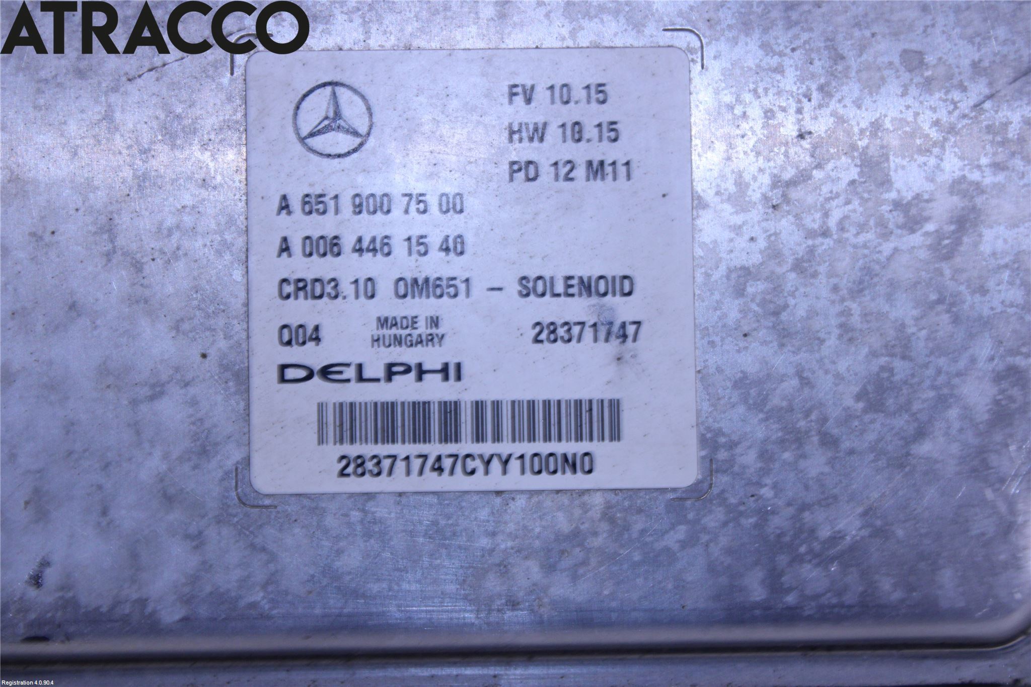 Mercedes-Benz MB E-KLASS COUPÈ/CAB(C207) 09-17 Styrenhet Insprut Bensin
