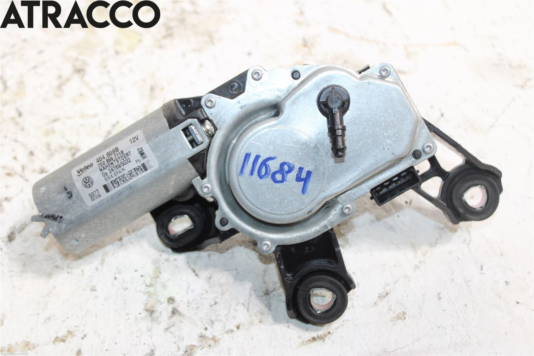 Volkswagen VW TRANSP/CARAVELLE (T6) 16-22 Torkarmotor Baklucka