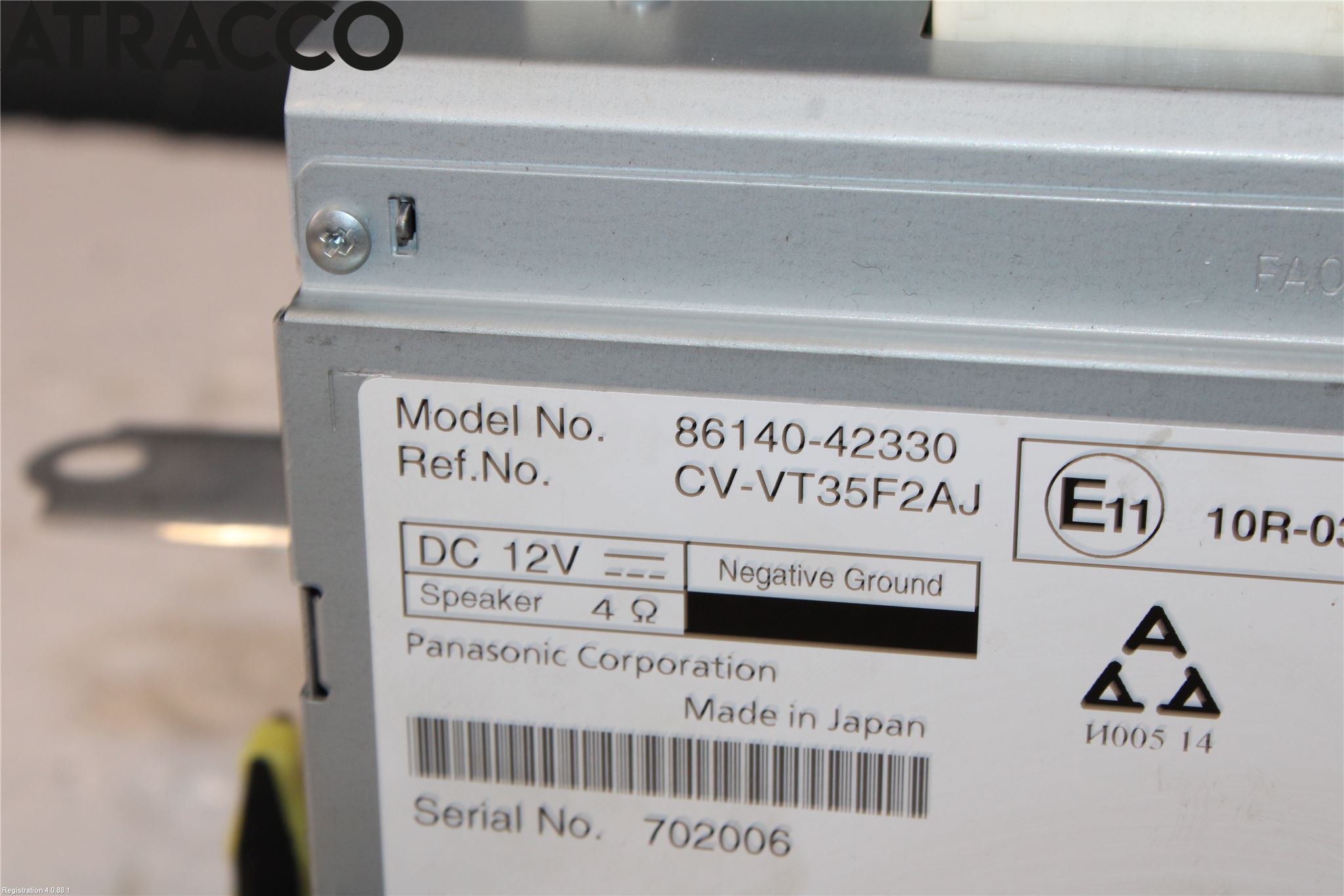 Toyota RAV4 13-18 Cd Radio - Multimediapanel