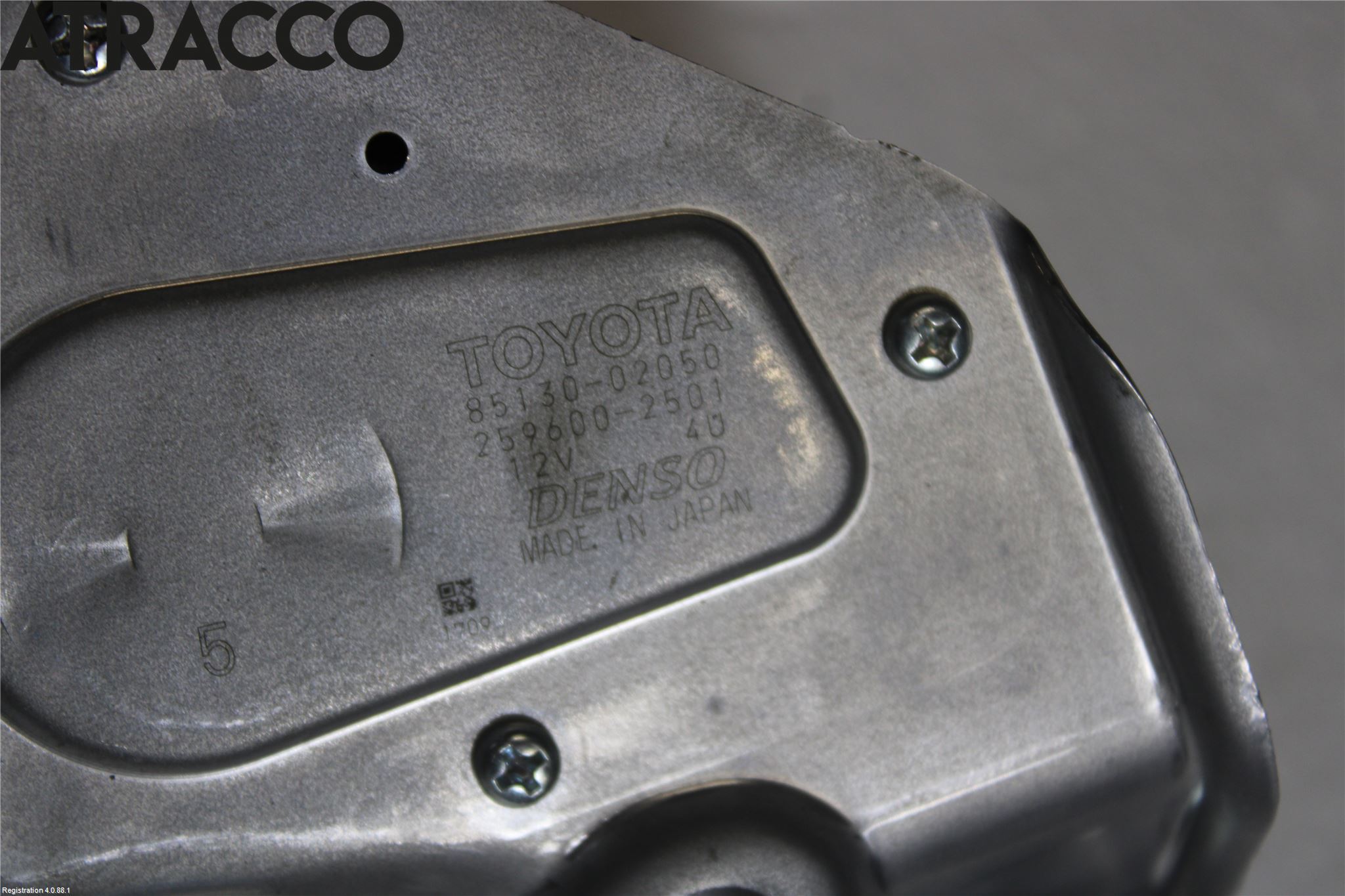 Toyota AURIS 13-19 Torkarmotor Baklucka