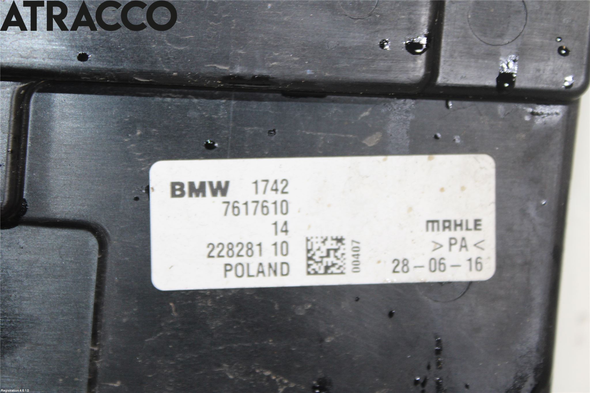 BMW X1 E84 10-15 Kylfläkt El