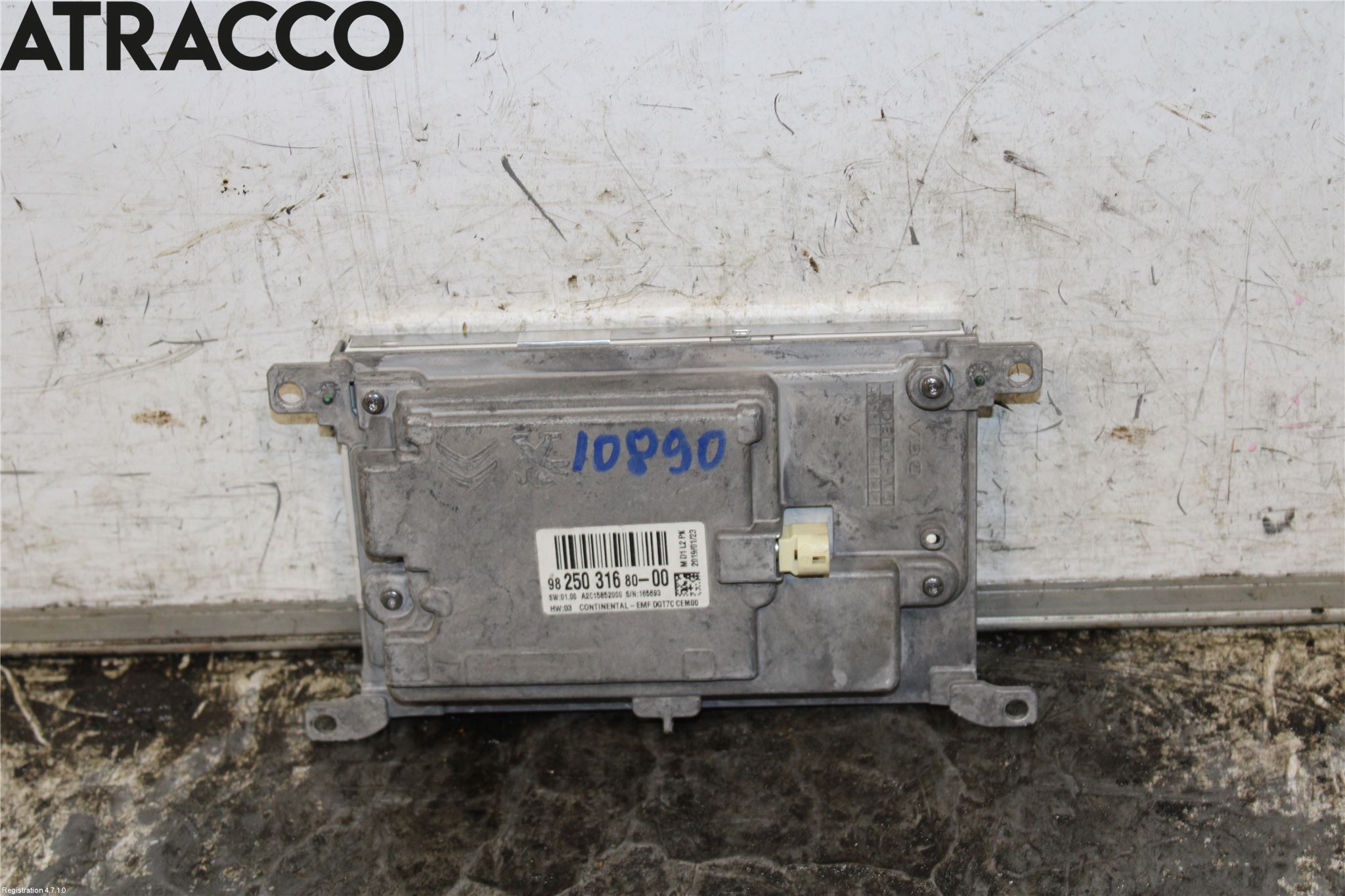 Citroen JUMPY 07-16 Multifunktionsdisplay