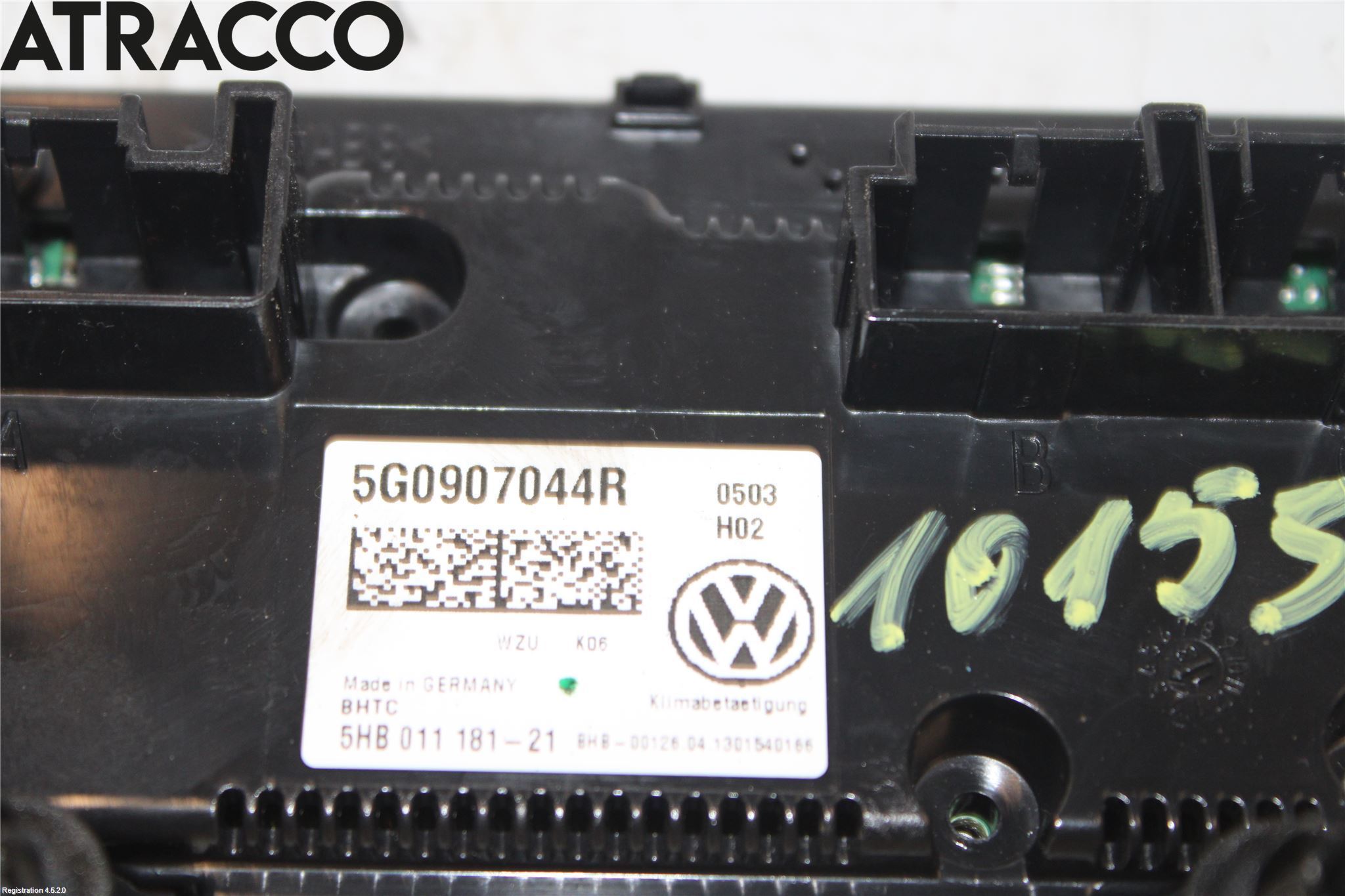 Volkswagen VW GOLF / E-GOLF VII 13-20 Ac Styrenhet Ac Manöveren