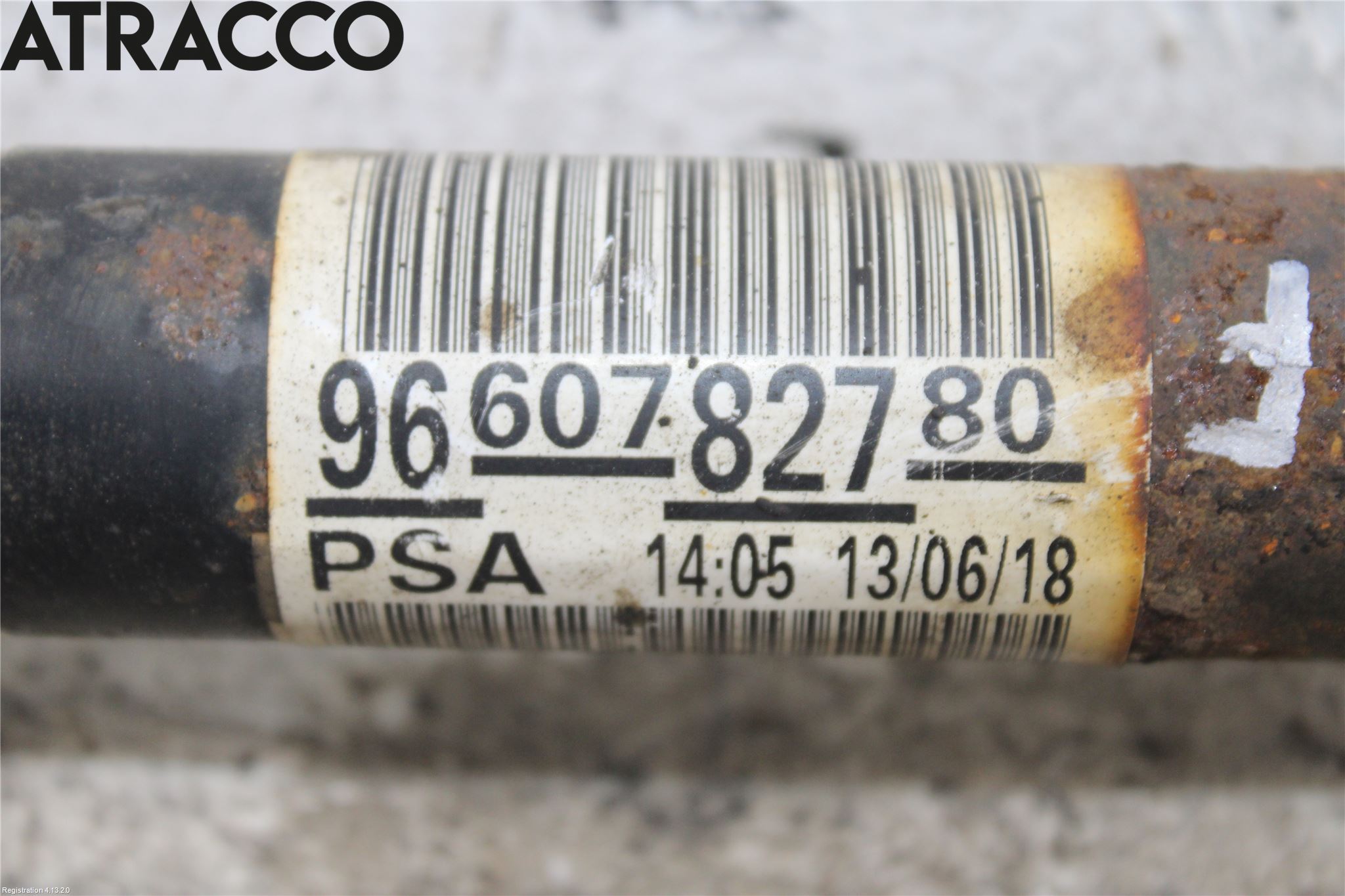 Citroen BERLINGO 08-18 Drivaxel Fram Vänster