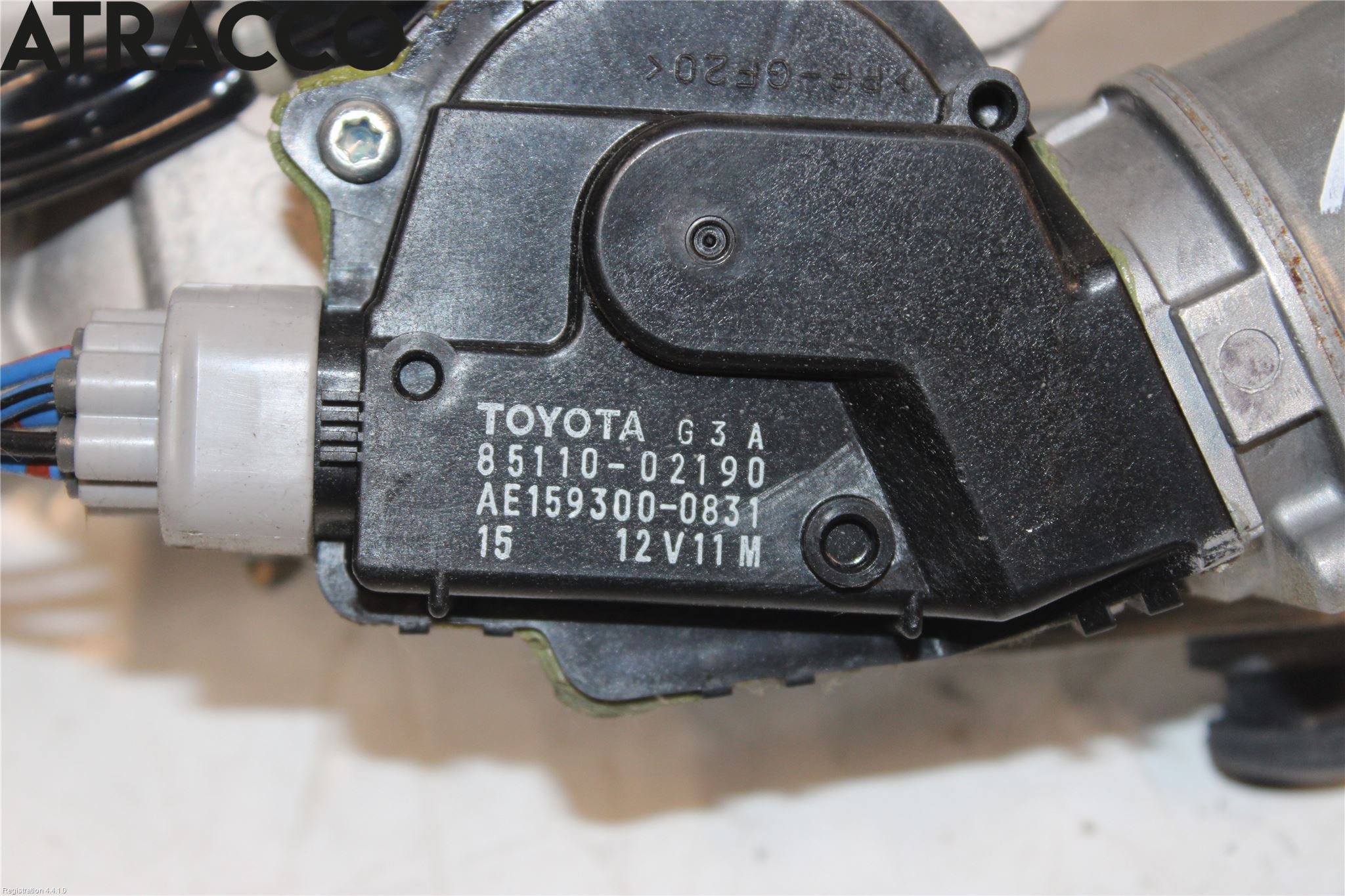 Toyota AURIS 10-12 Torkarmekanism Vindruta
