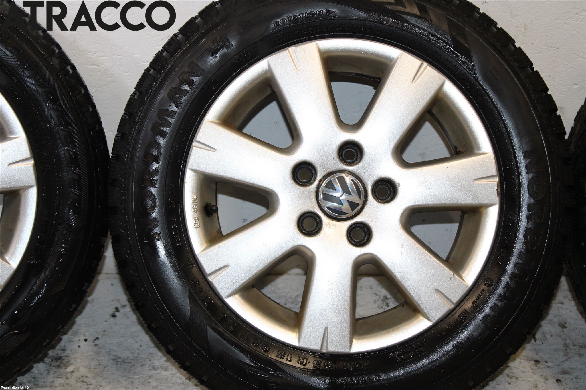 Volkswagen VW GOLF VI 09-13 Vinterdäck Alumfälg 4St