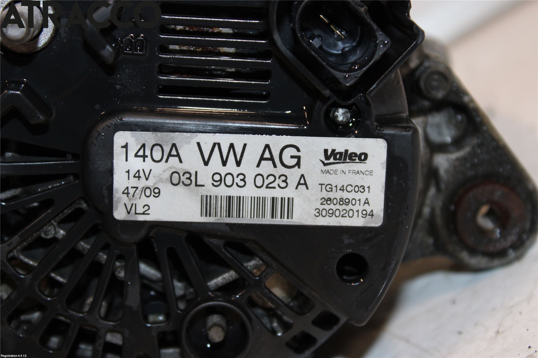 Volkswagen VW GOLF VI 09-13 Generator