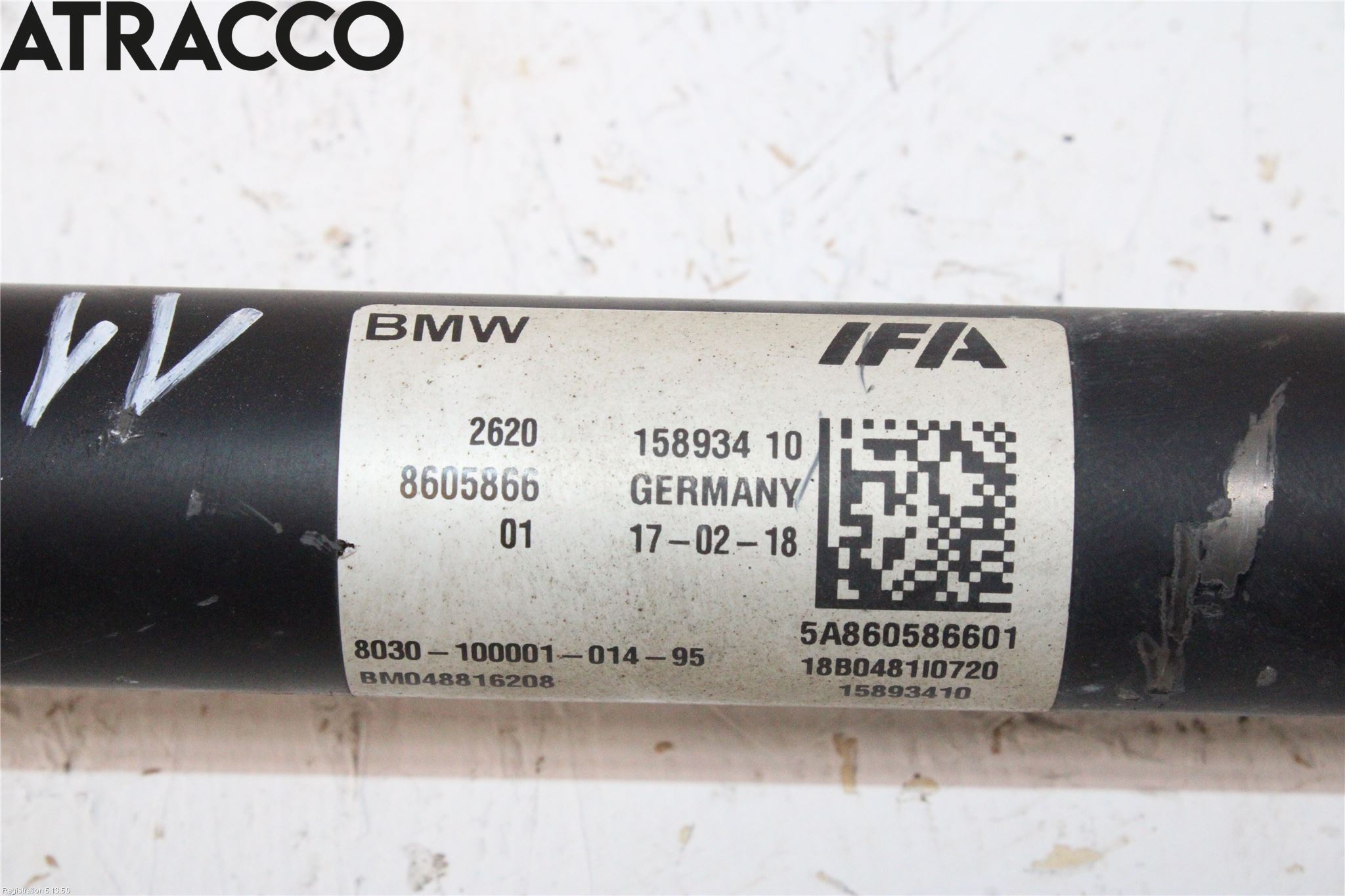 BMW X5 E70 07-13 Mellanaxel Främre 4Wd