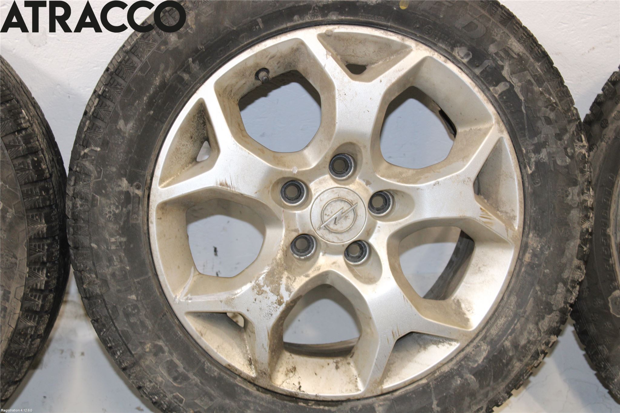 Opel ASTRA H 04-12 Vinterdäck Alumfälg 4St