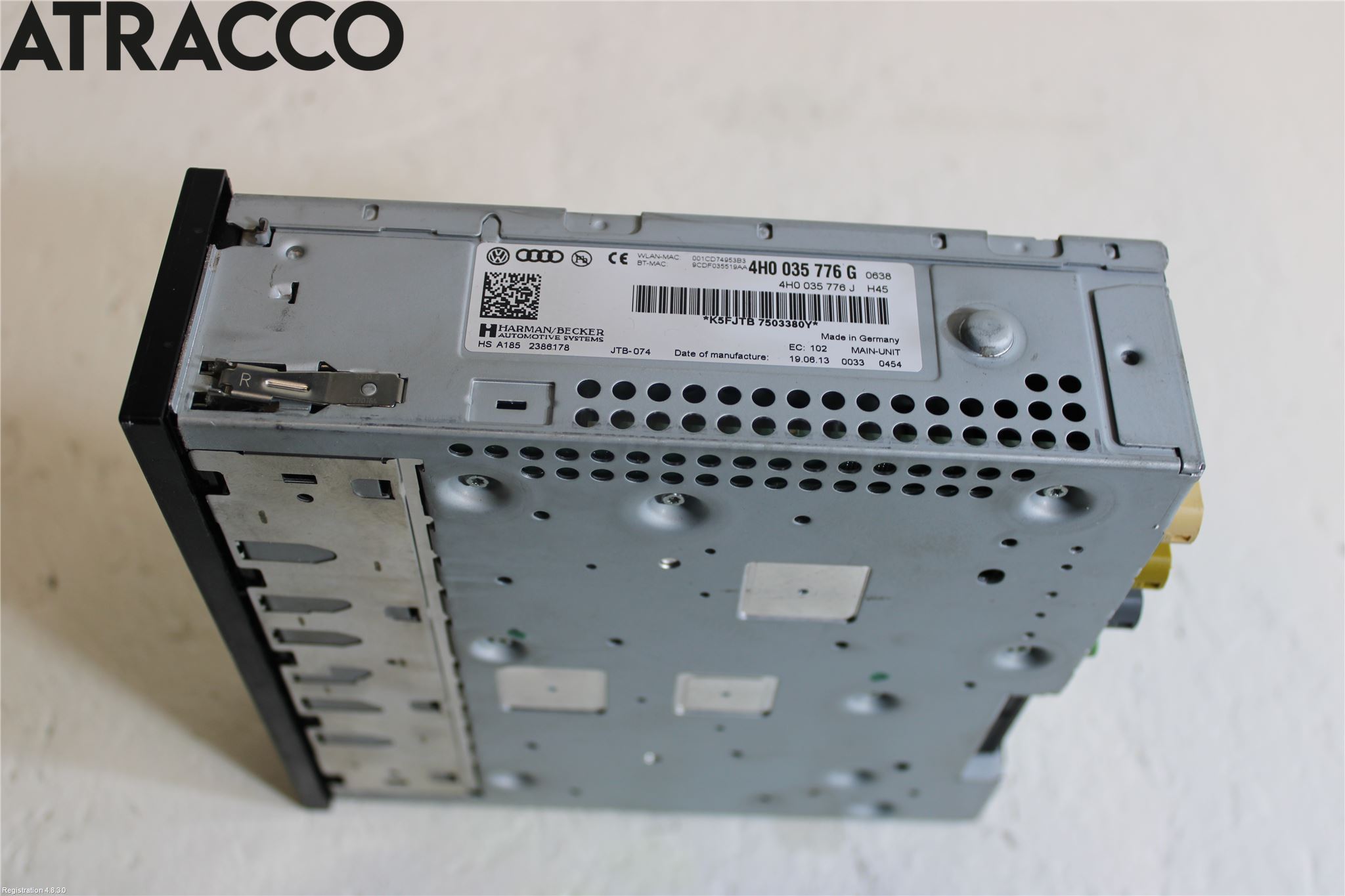 Audi A8/S8 4H 10-17 Cd Radio - Multimediapanel