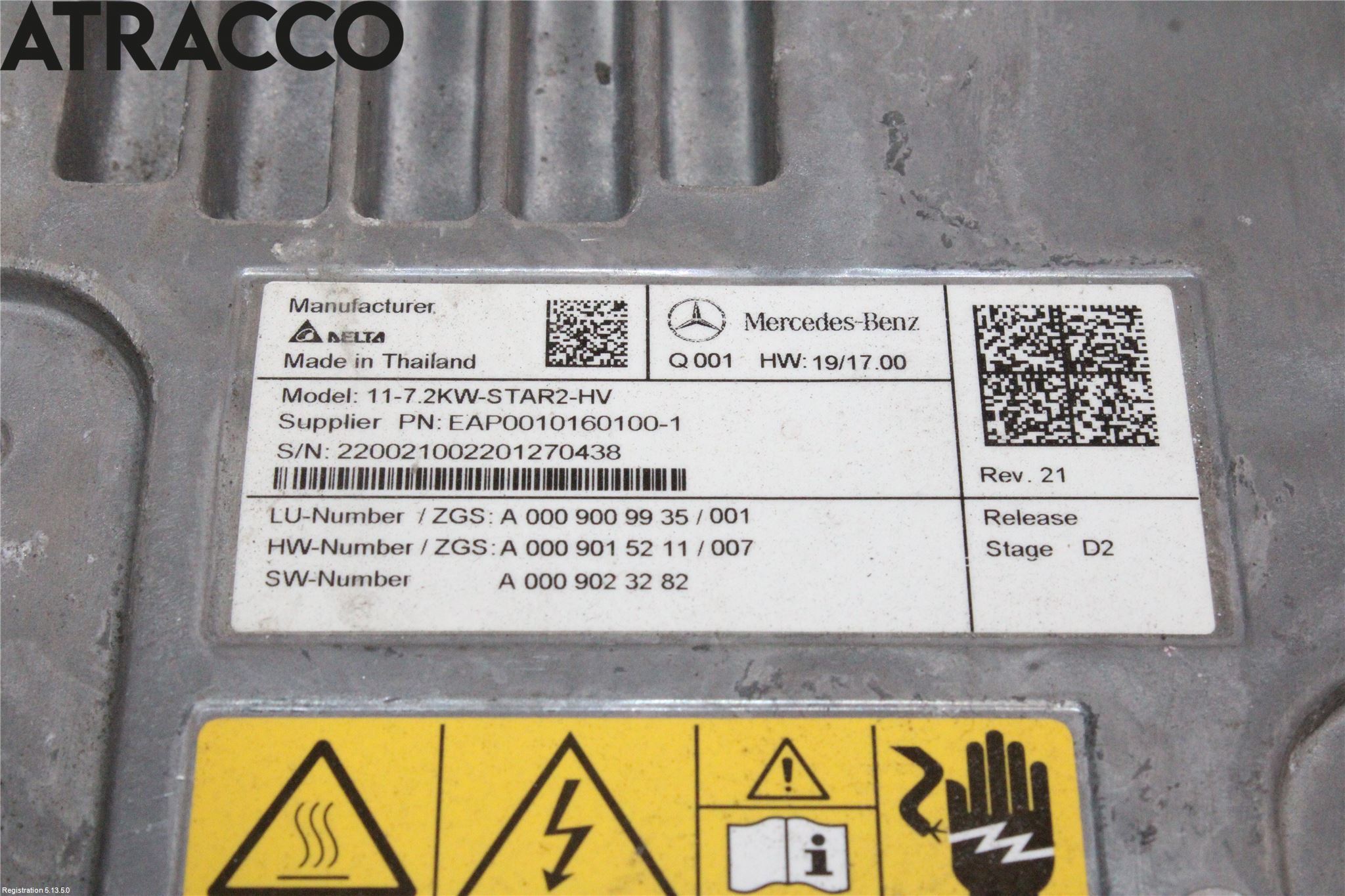Mercedes-Benz MB EQB (X243) 22- Batteriladdare Högspänning