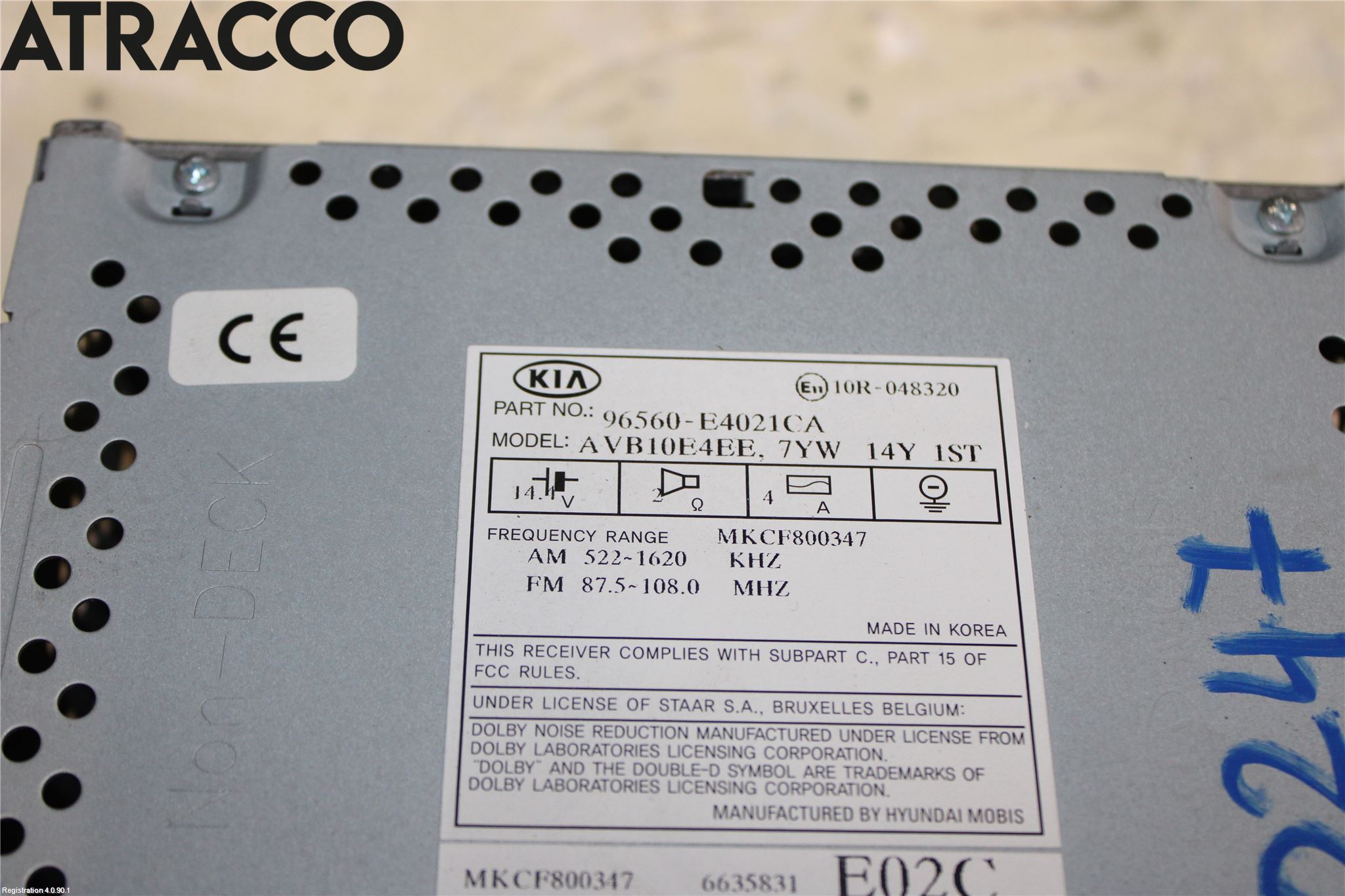 Kia SOUL 09- Cd Radio - Multimediapanel