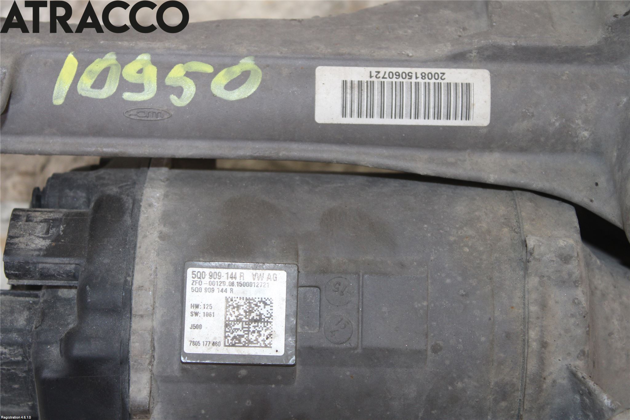 Volkswagen VW GOLF / E-GOLF VII 13-20 Styrväxel Servo -Snäcka