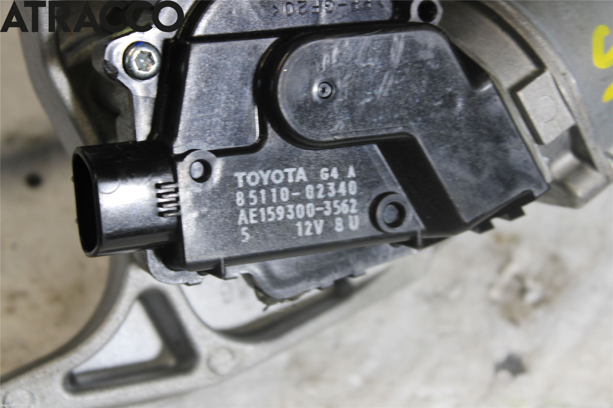 Toyota AURIS 13-19 Torkarmotor Vindruta
