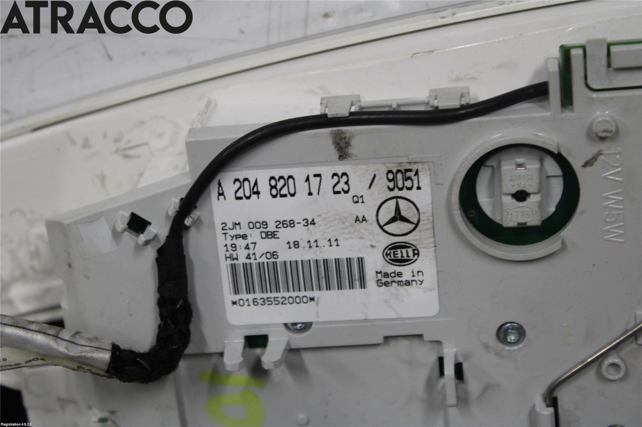 Mercedes-Benz MB GLK-KLASS (X204) 08-16 Innerbelysning