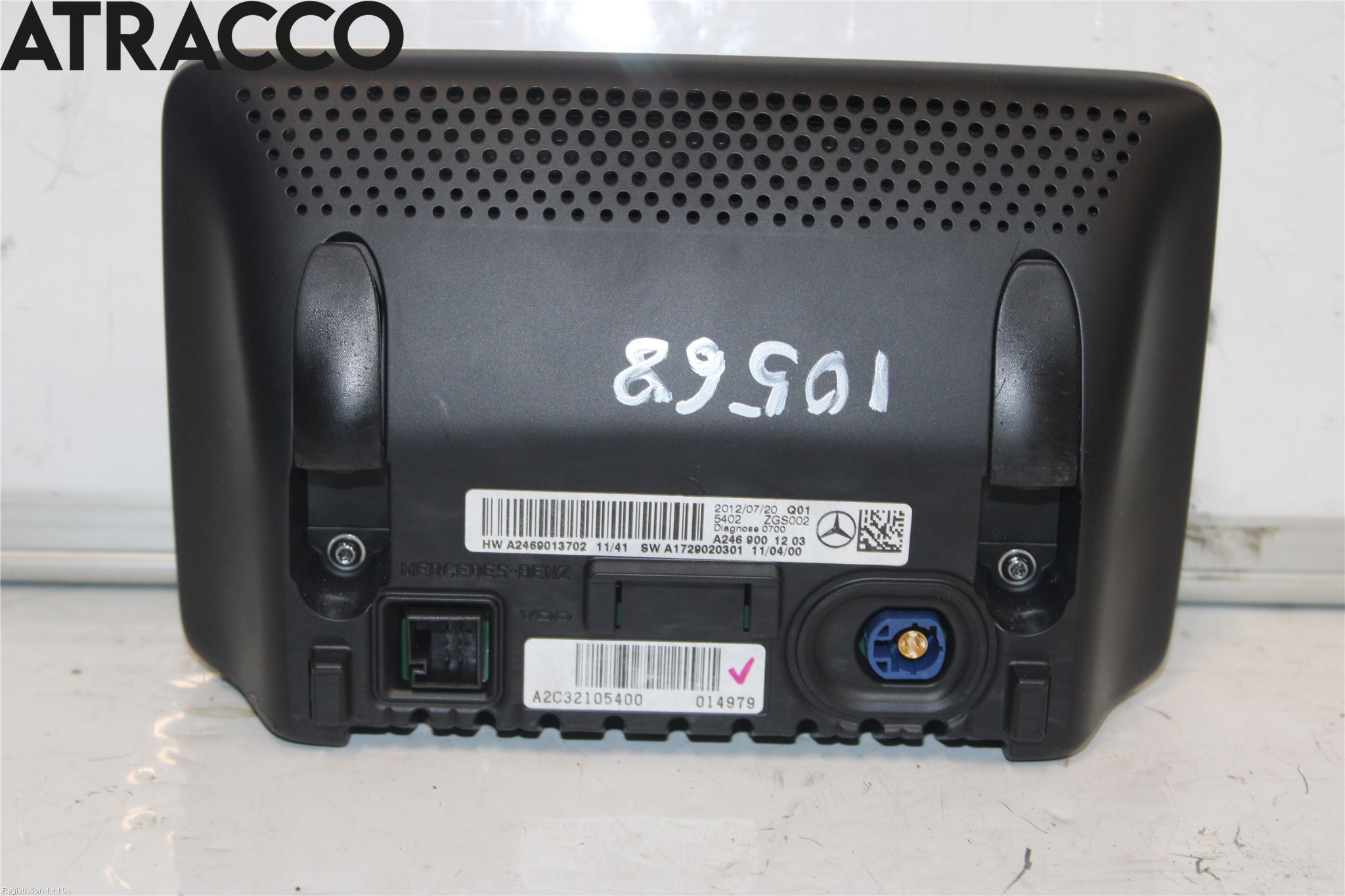 Mercedes-Benz MB B-KLASS (W246/W242) 12-19 Multifunktionsdisplay